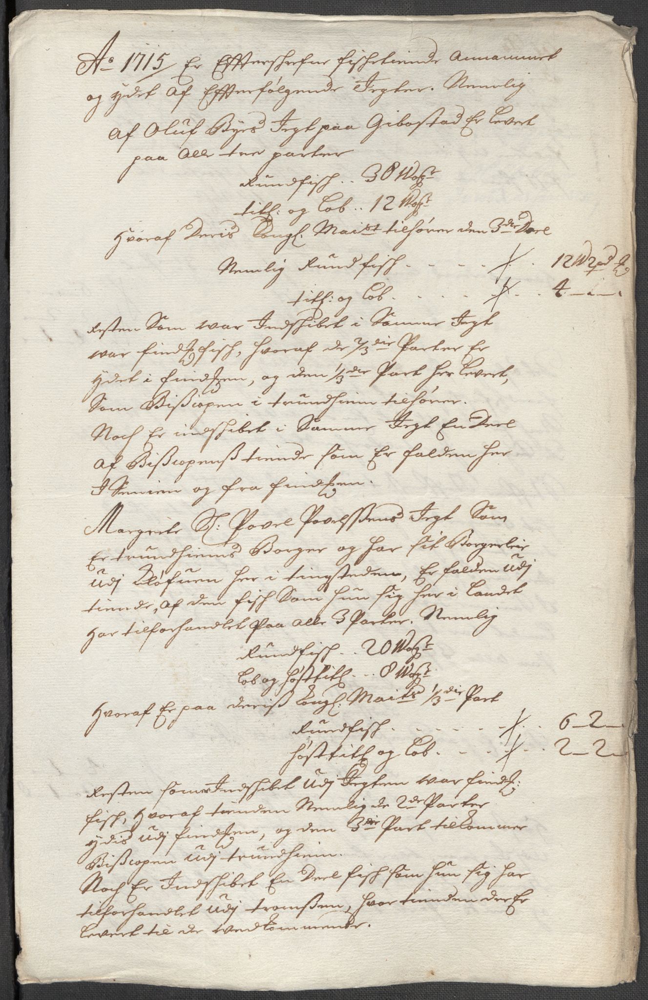 Rentekammeret inntil 1814, Reviderte regnskaper, Fogderegnskap, AV/RA-EA-4092/R68/L4761: Fogderegnskap Senja og Troms, 1715, s. 113