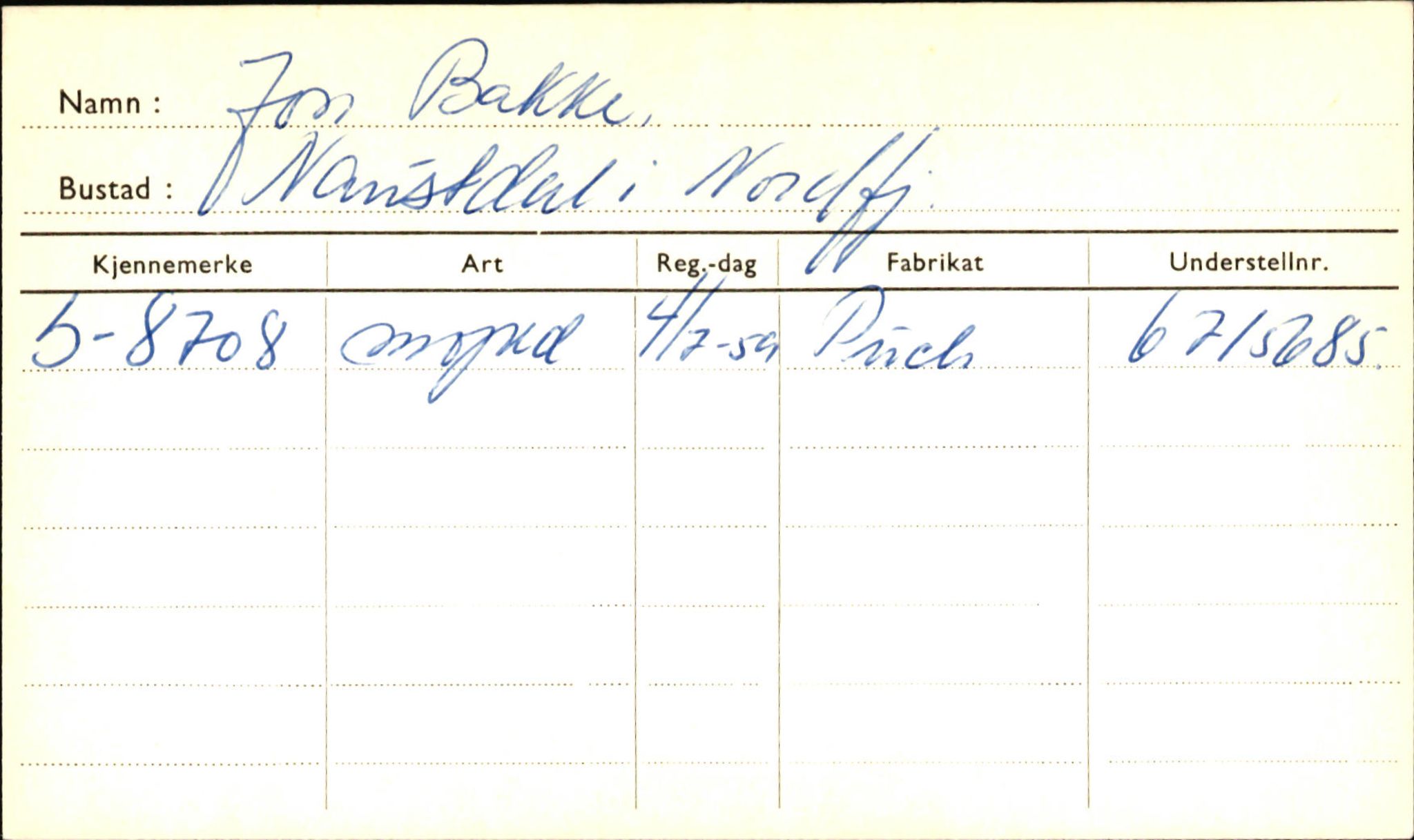 Statens vegvesen, Sogn og Fjordane vegkontor, AV/SAB-A-5301/4/F/L0001C: Eigarregister Fjordane til 1.6.1961, 1930-1961, s. 149