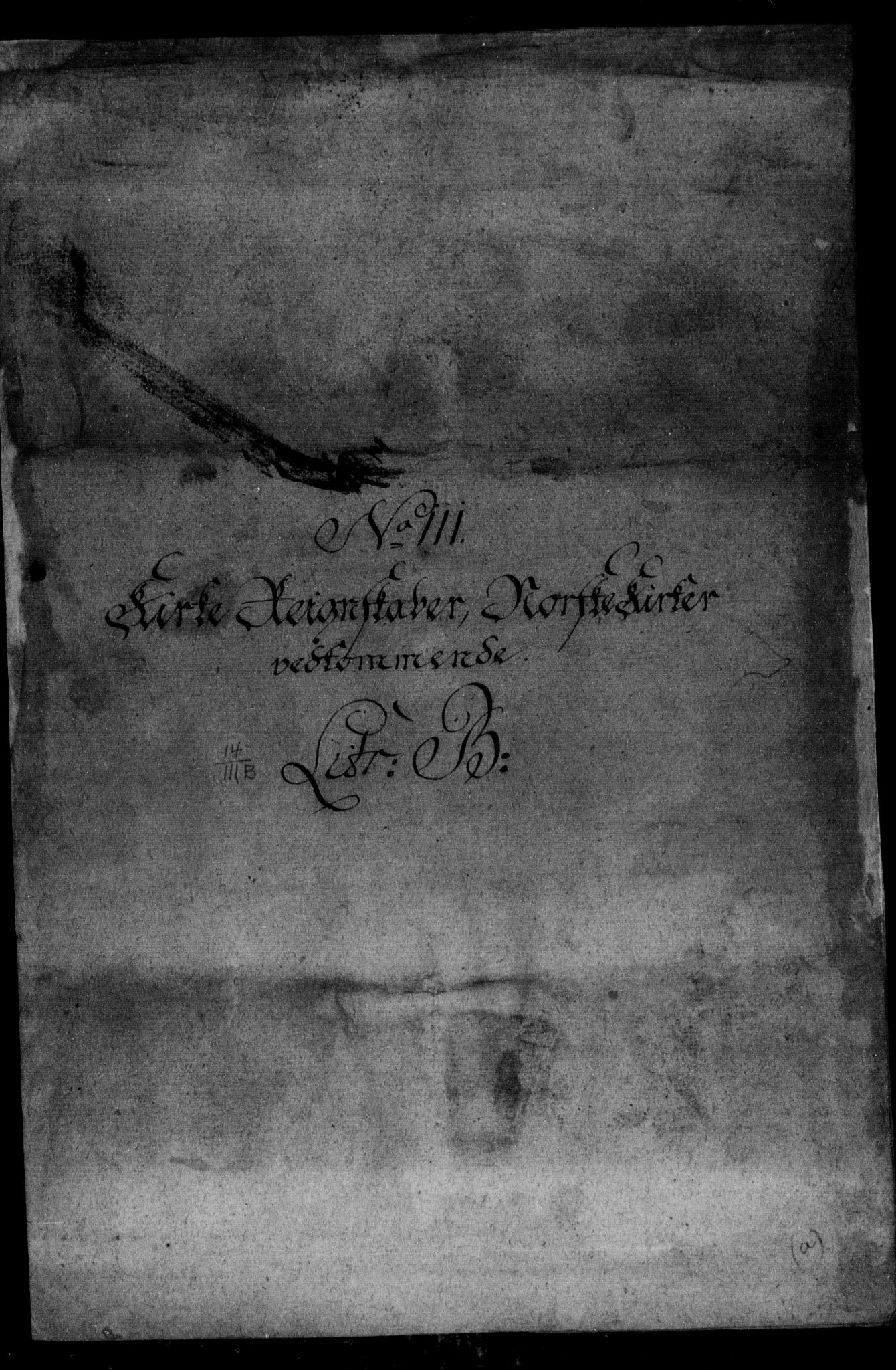 Danske Kanselli, Skapsaker, RA/EA-4061/F/L0059: Skap 14, pakke 111B I-IV, 1688-1727, s. 5