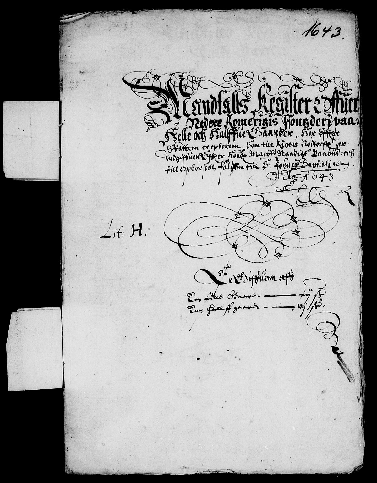 Rentekammeret inntil 1814, Reviderte regnskaper, Lensregnskaper, AV/RA-EA-5023/R/Rb/Rba/L0174: Akershus len, 1643-1644