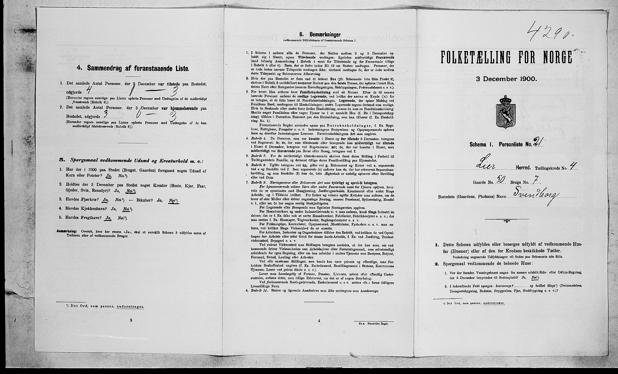 RA, Folketelling 1900 for 0626 Lier herred, 1900, s. 706