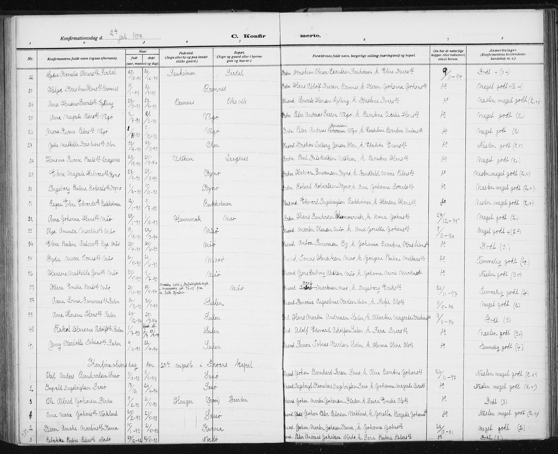 Ministerialprotokoller, klokkerbøker og fødselsregistre - Sør-Trøndelag, SAT/A-1456/640/L0586: Klokkerbok nr. 640C03b, 1891-1908