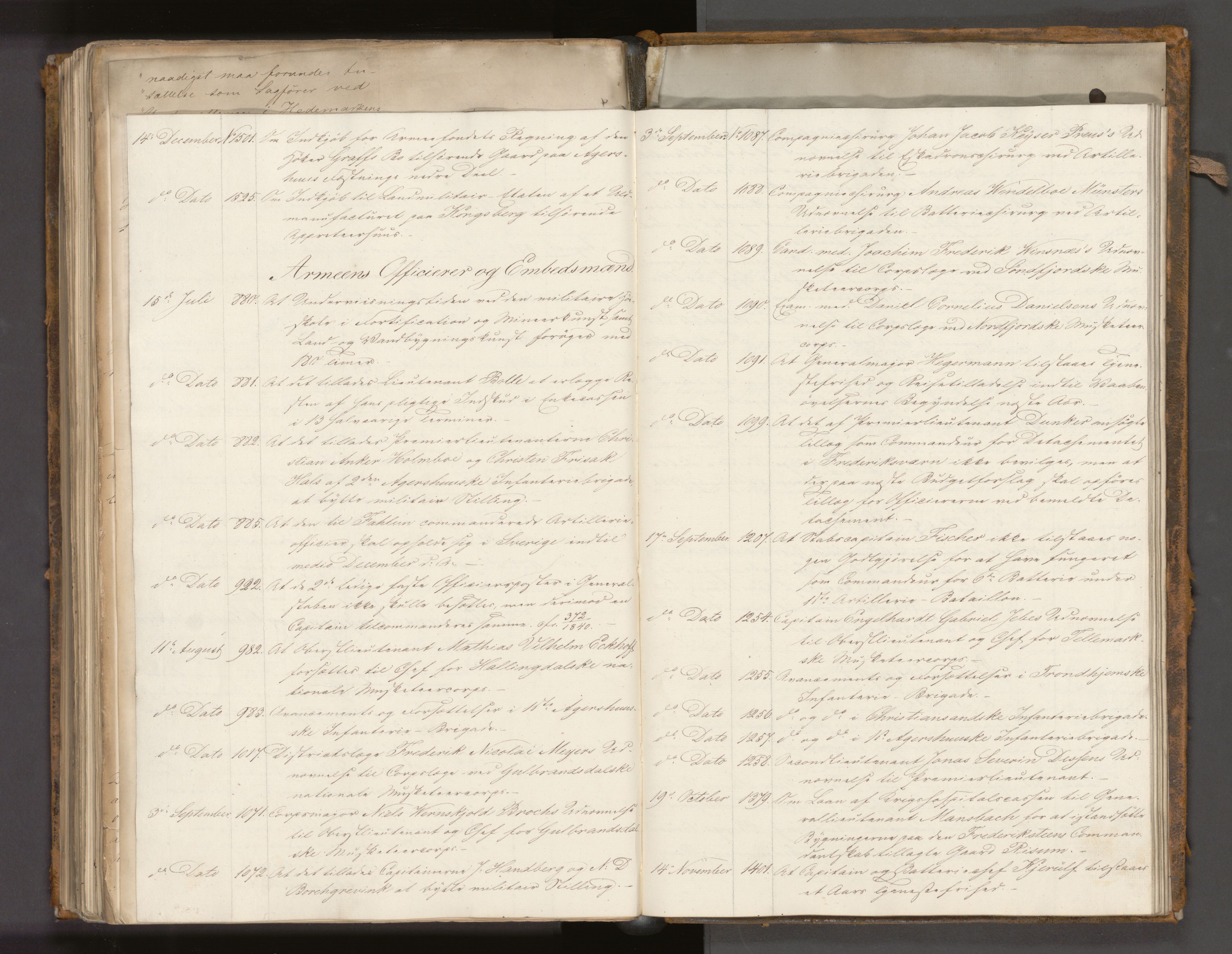 Statsrådssekretariatet, RA/S-1001/A/Ab/L0052: Kgl. res. nr. 814-1552, 2. halvår, 1840