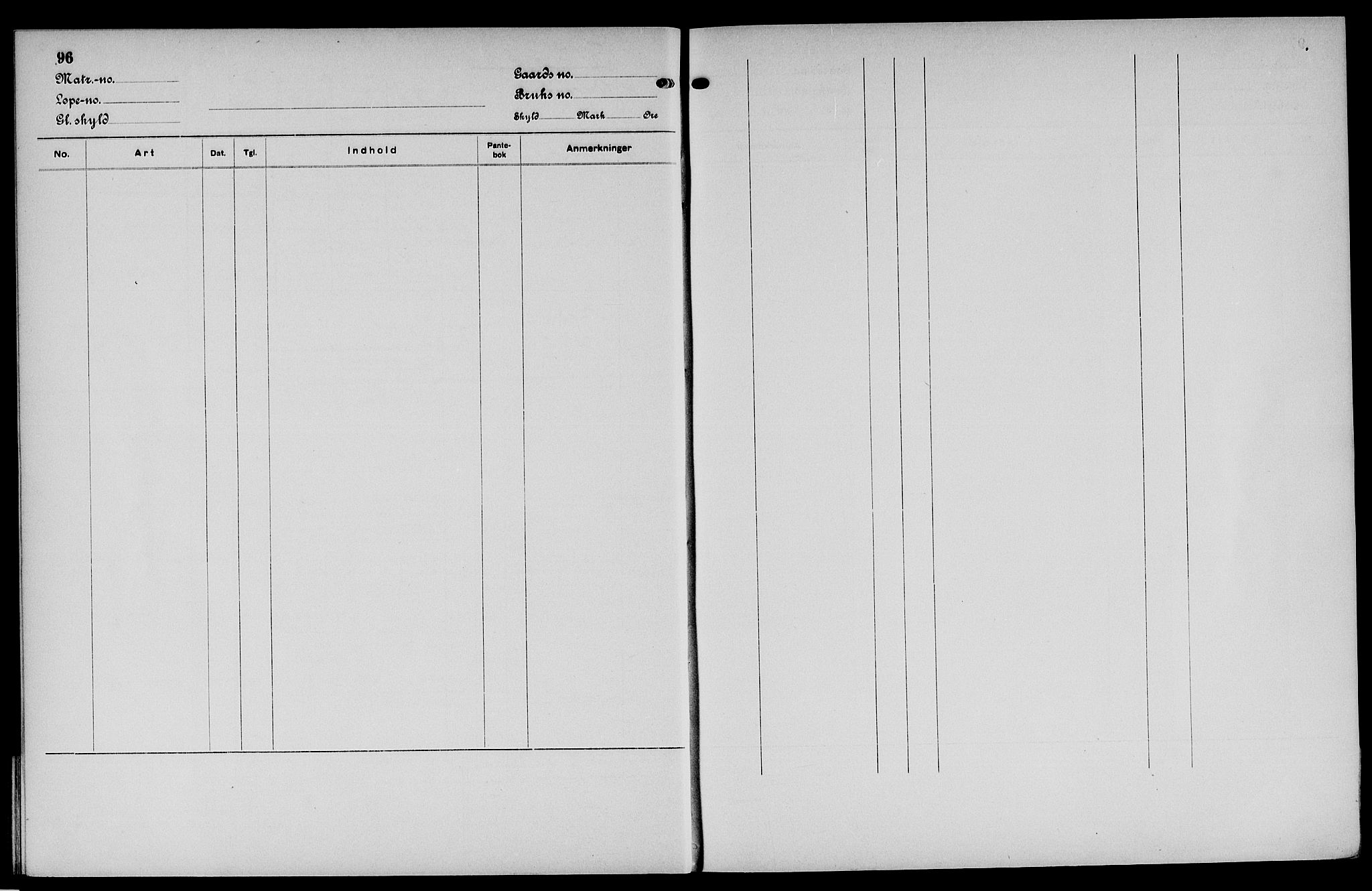 Vinger og Odal sorenskriveri, SAH/TING-022/H/Ha/Hac/Hacc/L0004: Panteregister nr. 3.4, 1923, s. 96