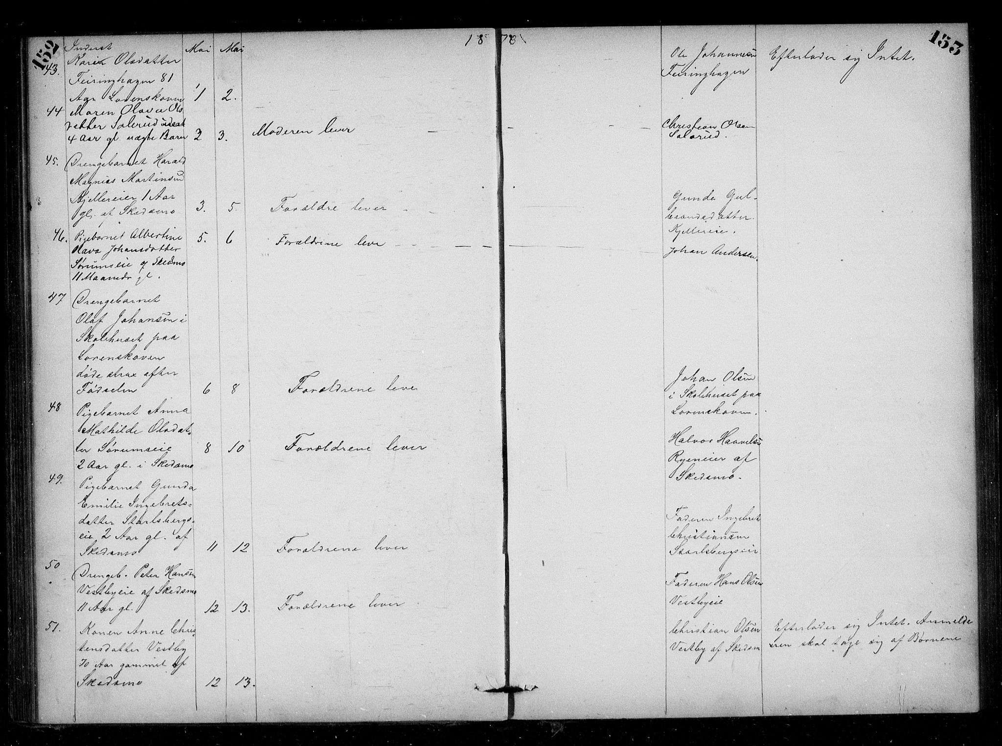 Nedre Romerike sorenskriveri, SAO/A-10469/H/Hb/Hba/L0003: Dødsfallsprotokoll, rekke I , 1863-1876, s. 152-153
