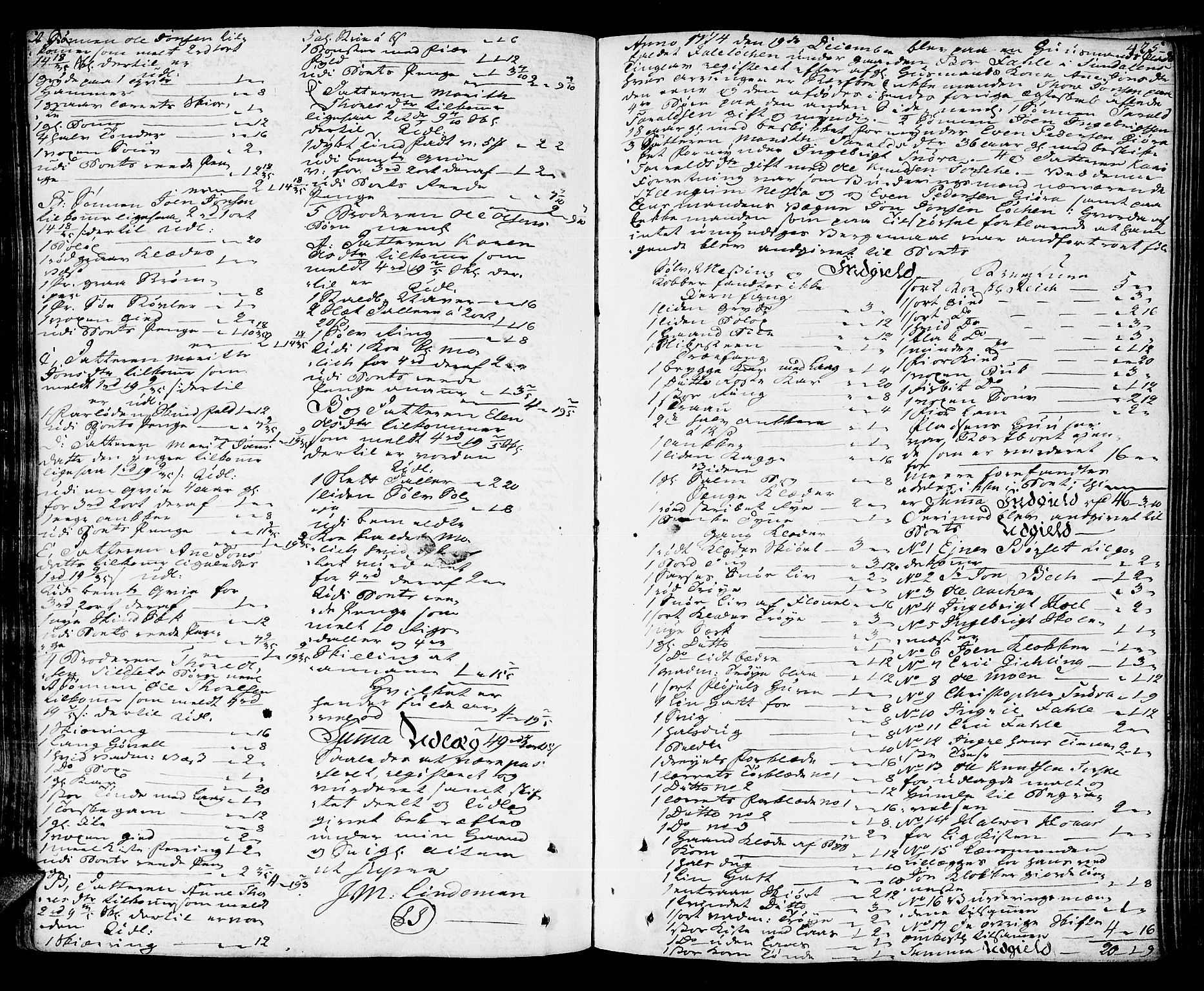 Nordmøre sorenskriveri, AV/SAT-A-4132/1/3/3A/L0016: Skifteprotokoll nr. 14, 1772-1776, s. 424b-425a