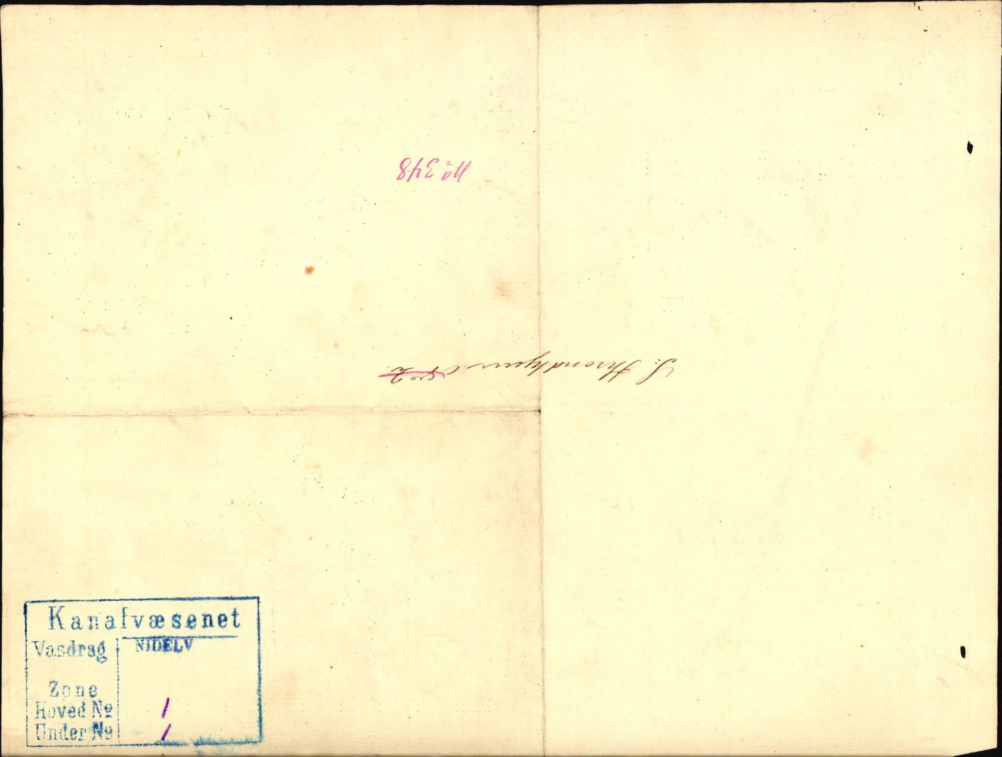 Vassdragsdirektoratet/avdelingen, AV/RA-S-6242/T/Ta/Ta59, 1850-1910, s. 1