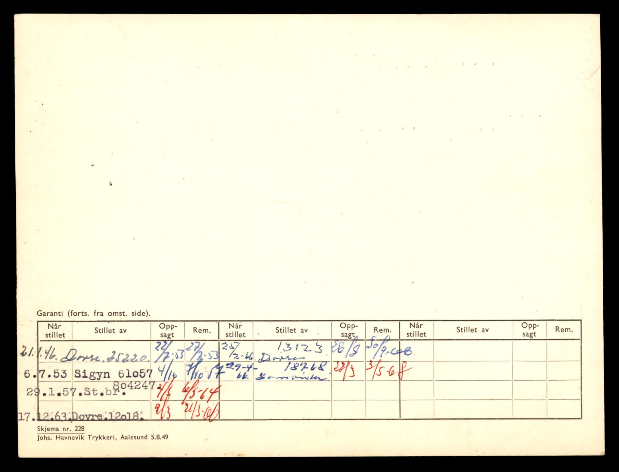 Møre og Romsdal vegkontor - Ålesund trafikkstasjon, AV/SAT-A-4099/F/Fe/L0044: Registreringskort for kjøretøy T 14205 - T 14319, 1927-1998, s. 461