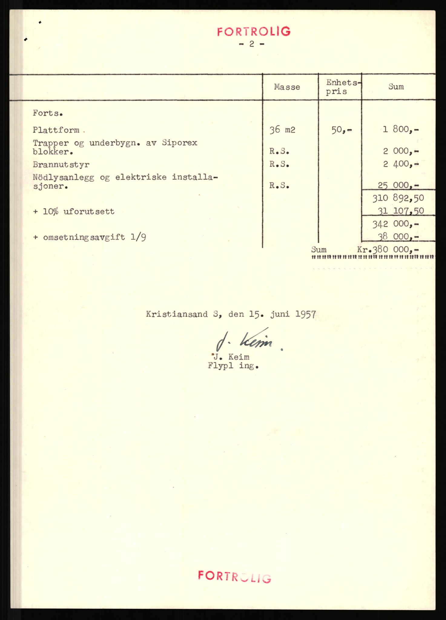 Forsvaret, Luftforsvarets stasjon Randaberg, AV/RA-RAFA-2928/D/Da/L0013/0004: -- / kl 852 Varslings- og trafikkanlegg (gradert), 1953-1957