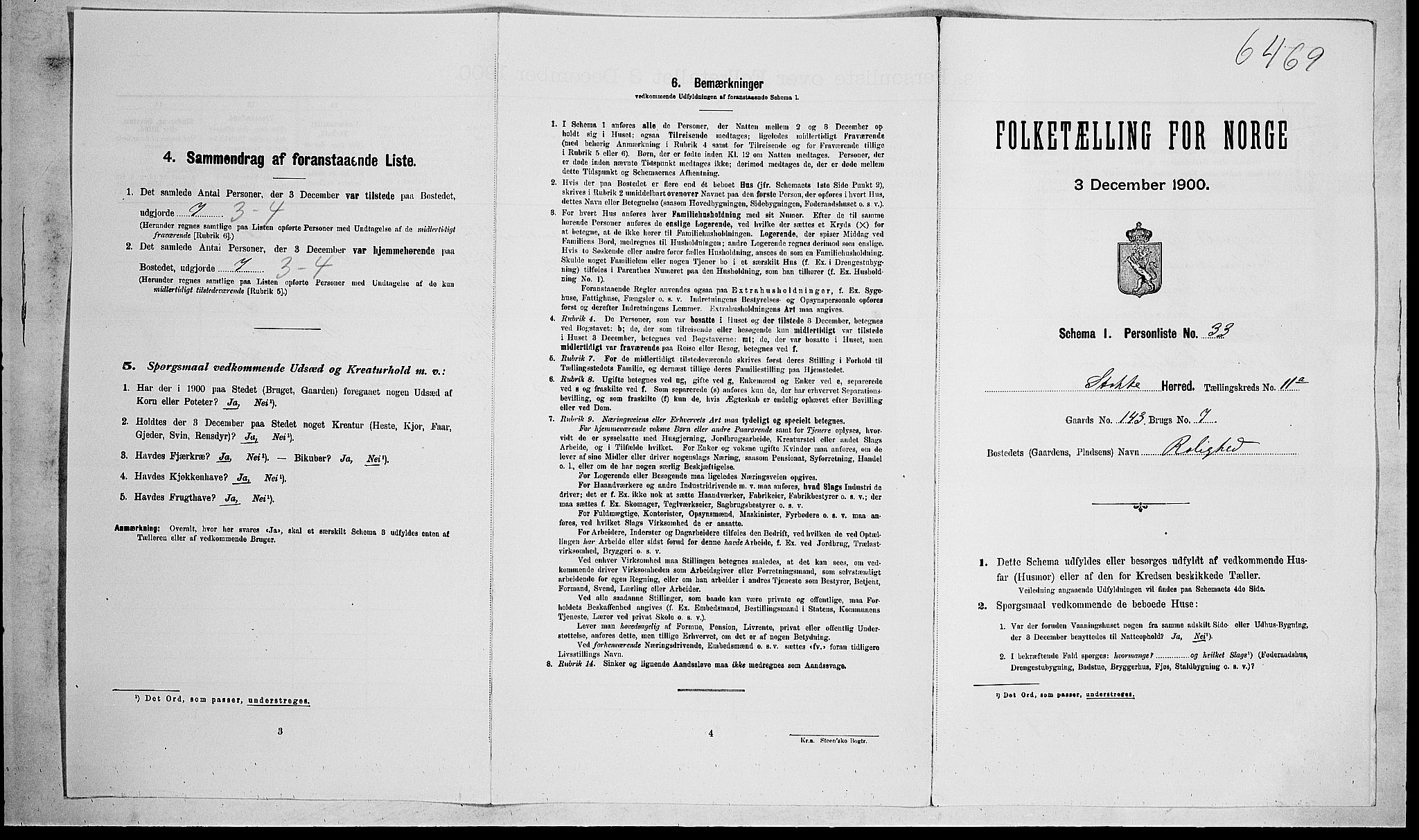RA, Folketelling 1900 for 0720 Stokke herred, 1900, s. 1808