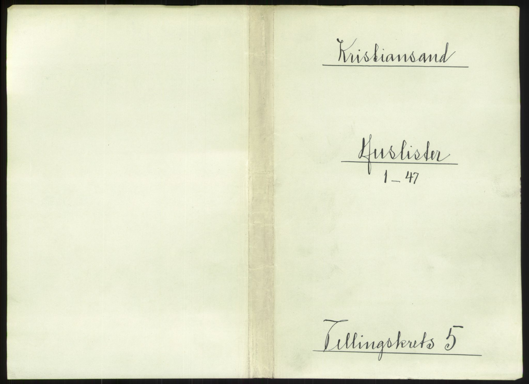 RA, Folketelling 1891 for 1001 Kristiansand kjøpstad, 1891, s. 424