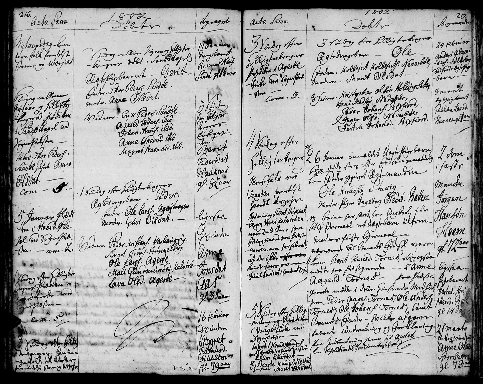 Ministerialprotokoller, klokkerbøker og fødselsregistre - Møre og Romsdal, AV/SAT-A-1454/560/L0717: Ministerialbok nr. 560A01, 1785-1808, s. 216-217