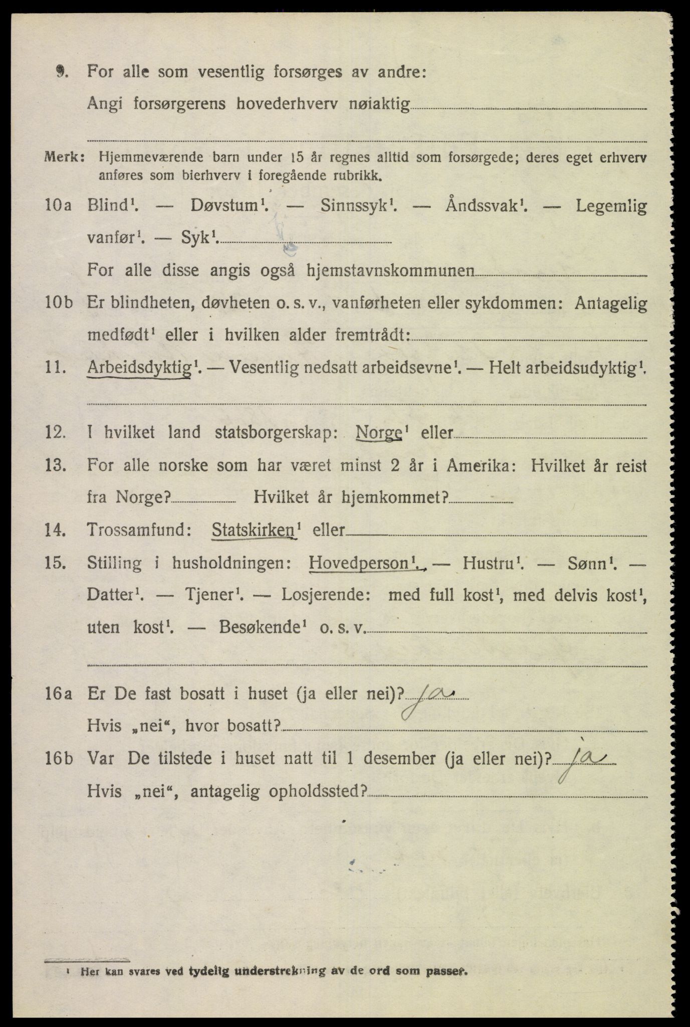 SAK, Folketelling 1920 for 1039 Herad herred, 1920, s. 1779