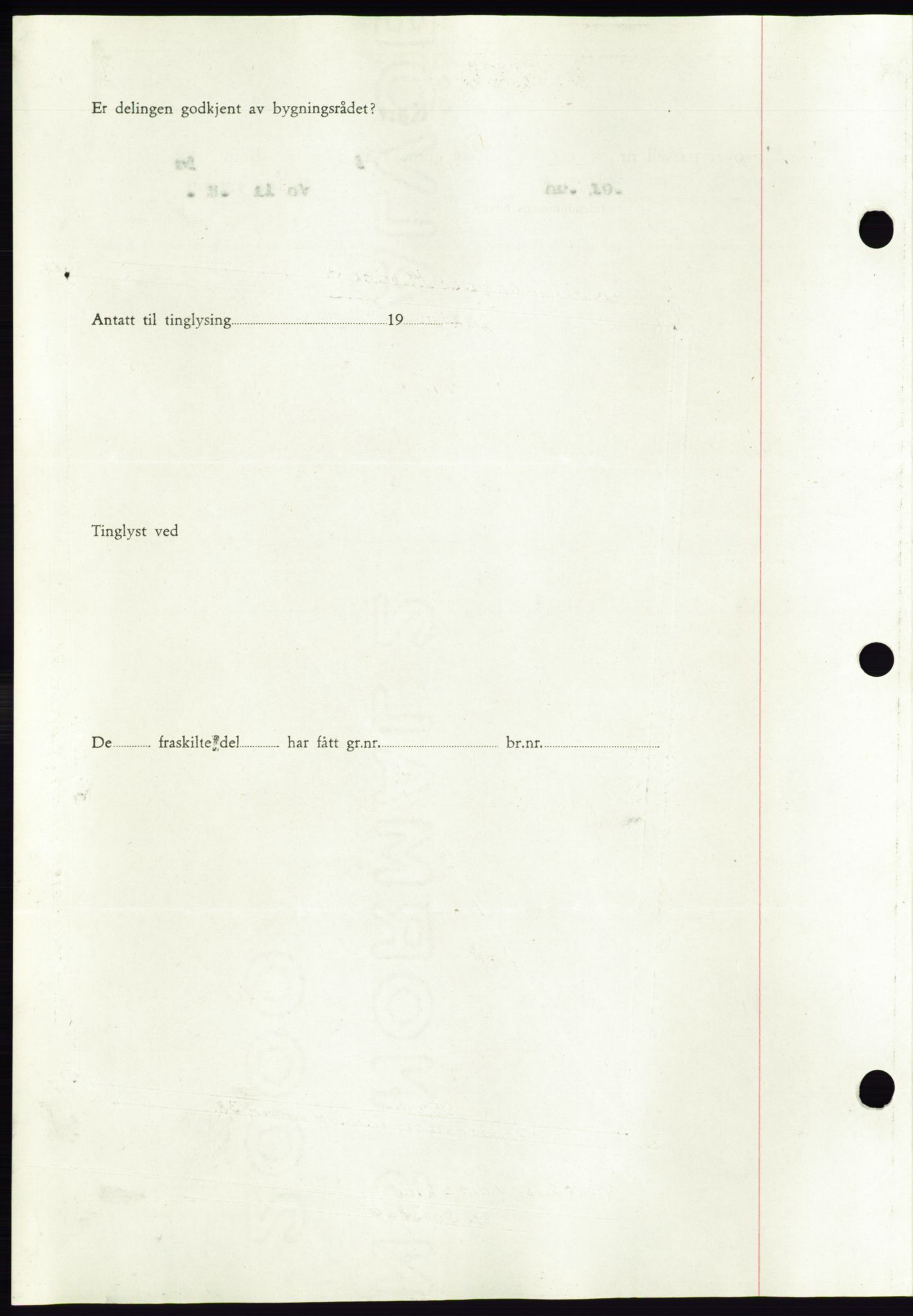 Søre Sunnmøre sorenskriveri, AV/SAT-A-4122/1/2/2C/L0075: Pantebok nr. 1A, 1943-1943, Dagboknr: 238/1943