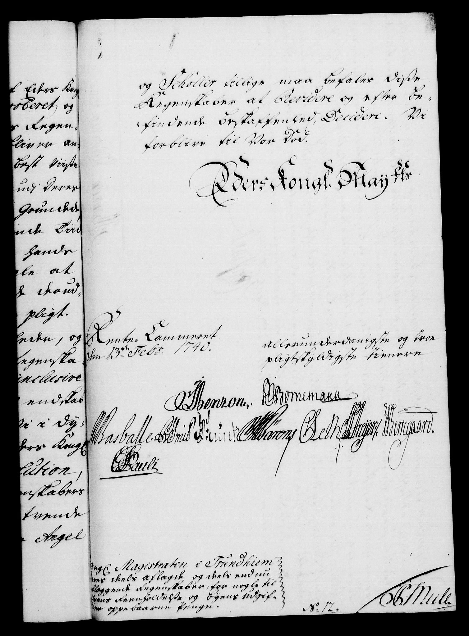 Rentekammeret, Kammerkanselliet, AV/RA-EA-3111/G/Gf/Gfa/L0023: Norsk relasjons- og resolusjonsprotokoll (merket RK 52.23), 1740, s. 153