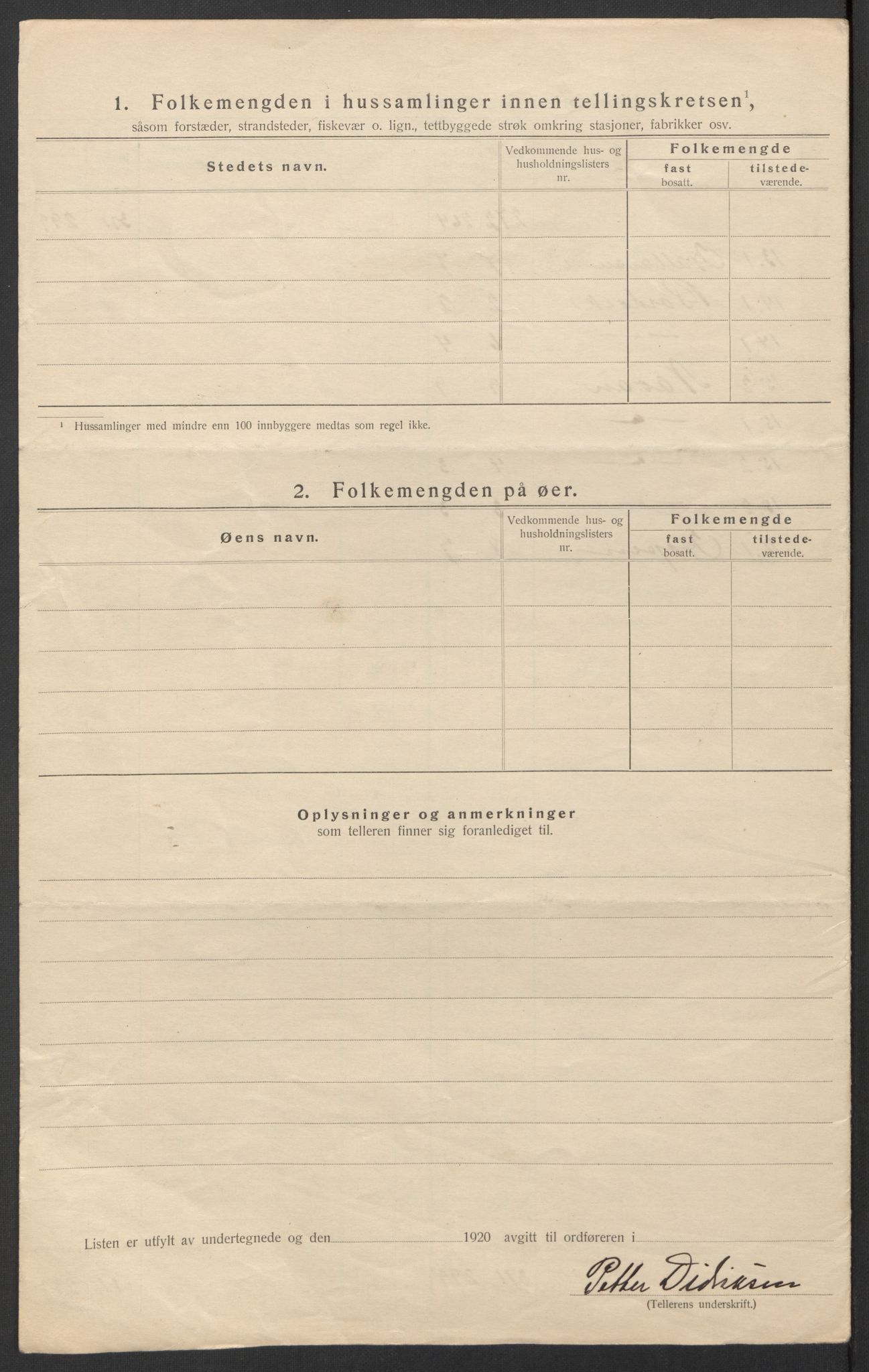 SAT, Folketelling 1920 for 1813 Velfjord herred, 1920, s. 14