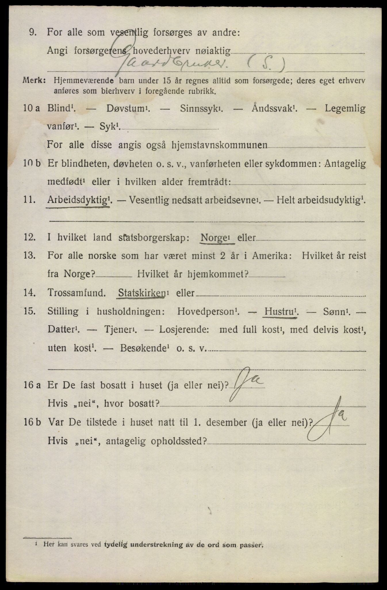 SAKO, Folketelling 1920 for 0825 Hovin herred, 1920, s. 1762