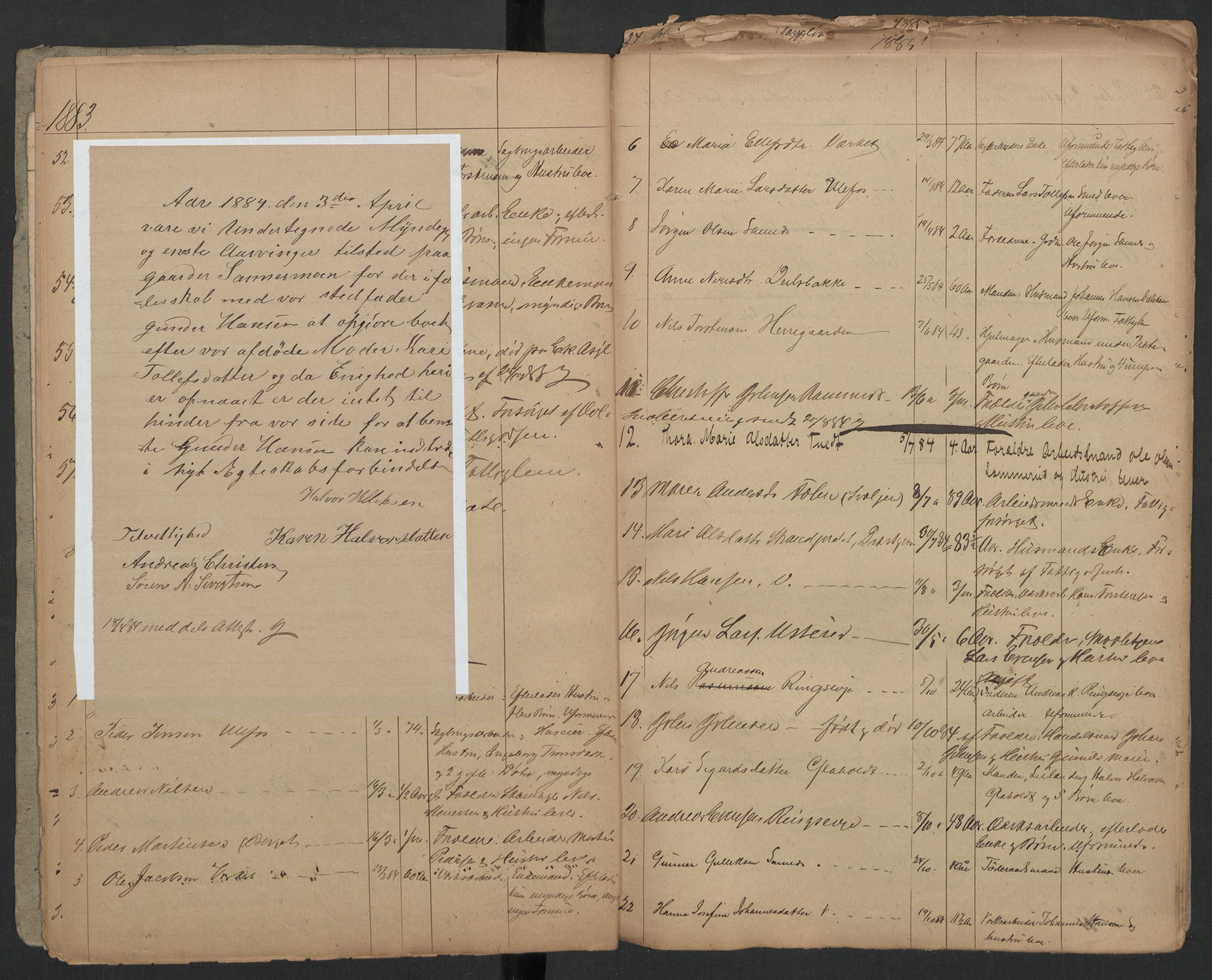 Holla lensmannskontor, AV/SAKO-A-560/H/Ha/L0001: Dødsanmeldelsesprotokoll, 1869-1889