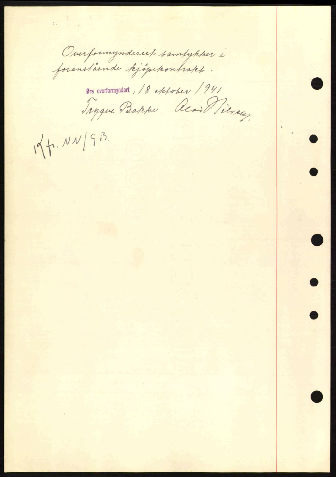 Nordmøre sorenskriveri, SAT/A-4132/1/2/2Ca: Pantebok nr. B88, 1941-1942, Dagboknr: 2170/1941