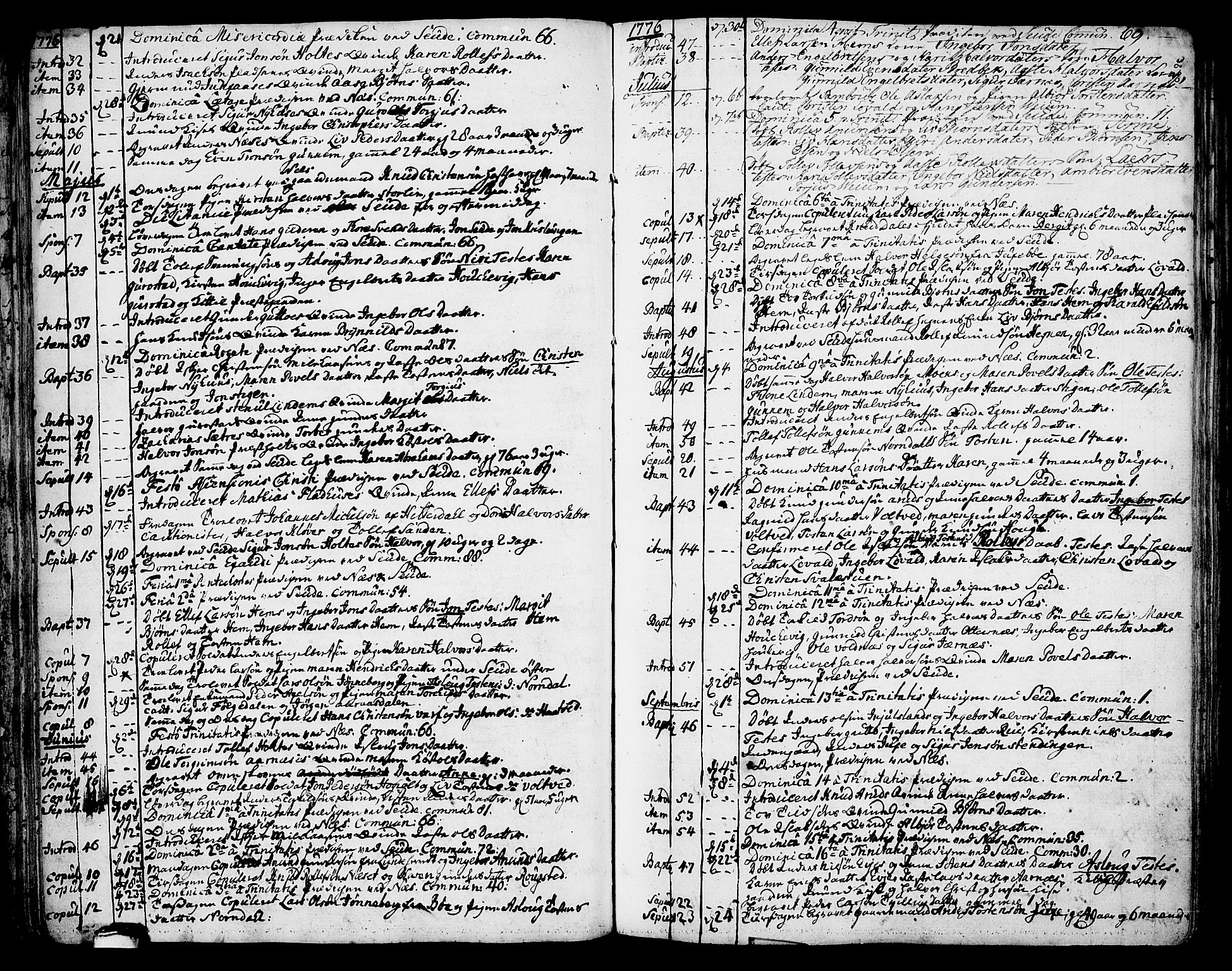 Sauherad kirkebøker, AV/SAKO-A-298/F/Fa/L0004: Ministerialbok nr. I 4, 1767-1814