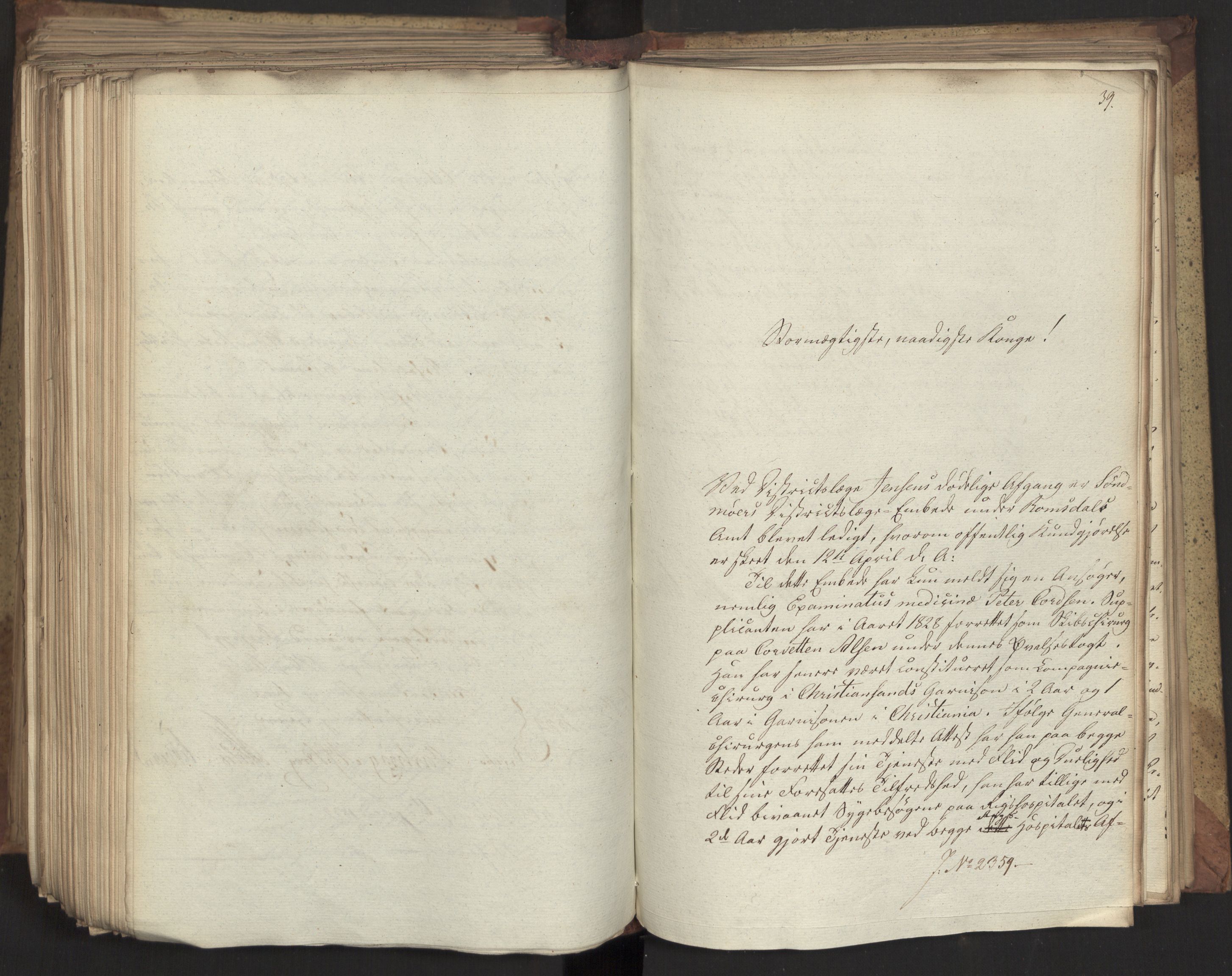 Statsrådsavdelingen i Stockholm, AV/RA-S-1003/D/Da/L0078: Regjeringsinnstillinger nr. 2260-2399, 1832, s. 378