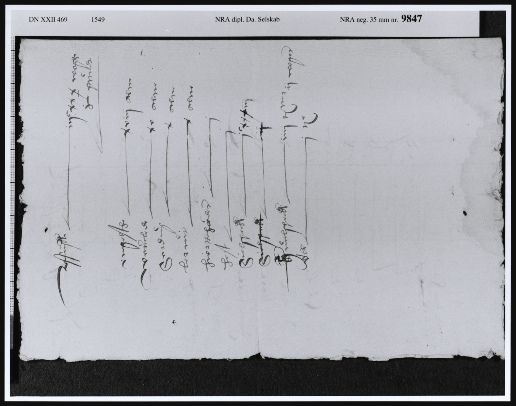 Riksarkivets diplomsamling, AV/RA-EA-5965/F09/L0001: Dokumenter, 1460-1568, s. 28