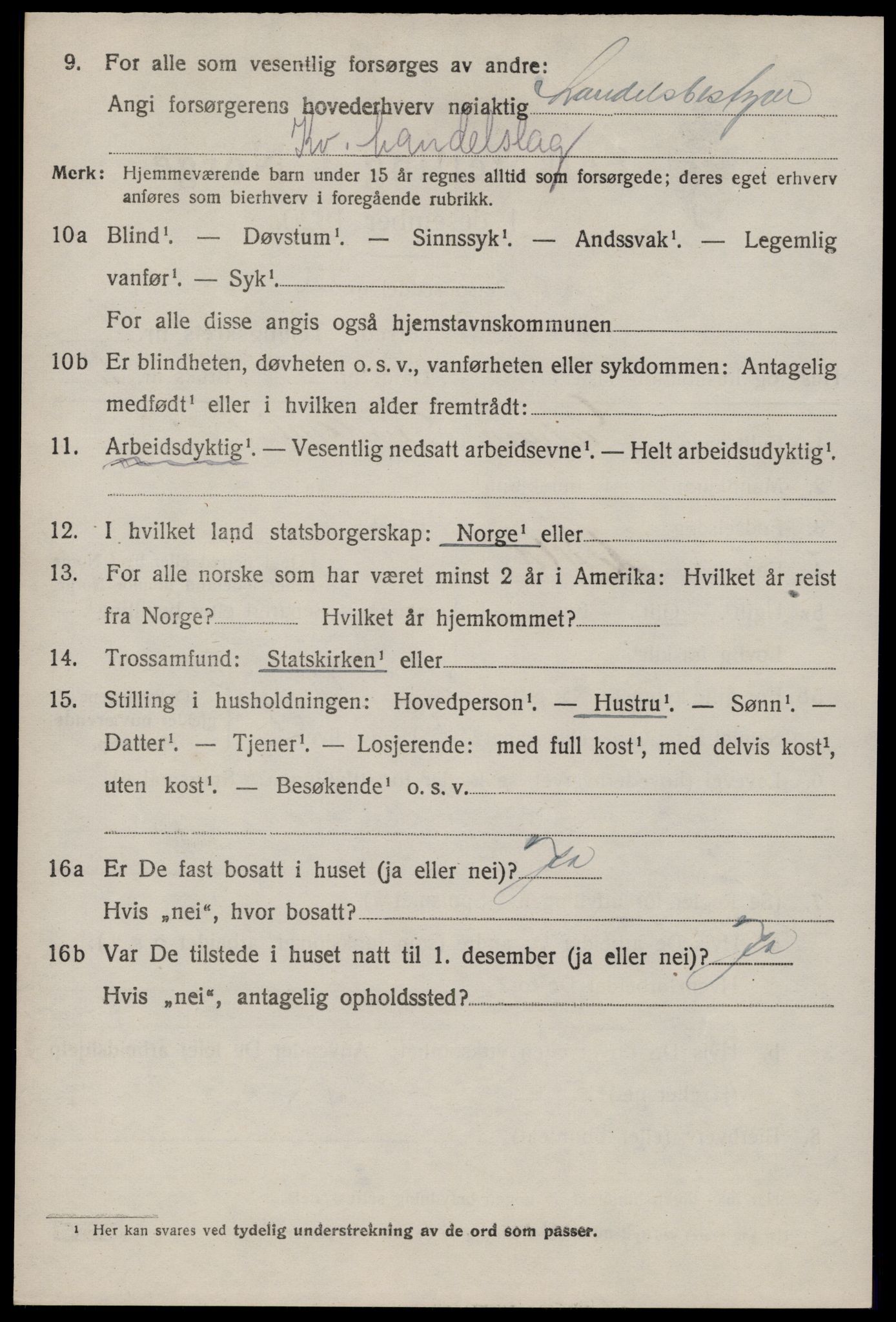 SAKO, Folketelling 1920 for 0829 Kviteseid herred, 1920, s. 5460