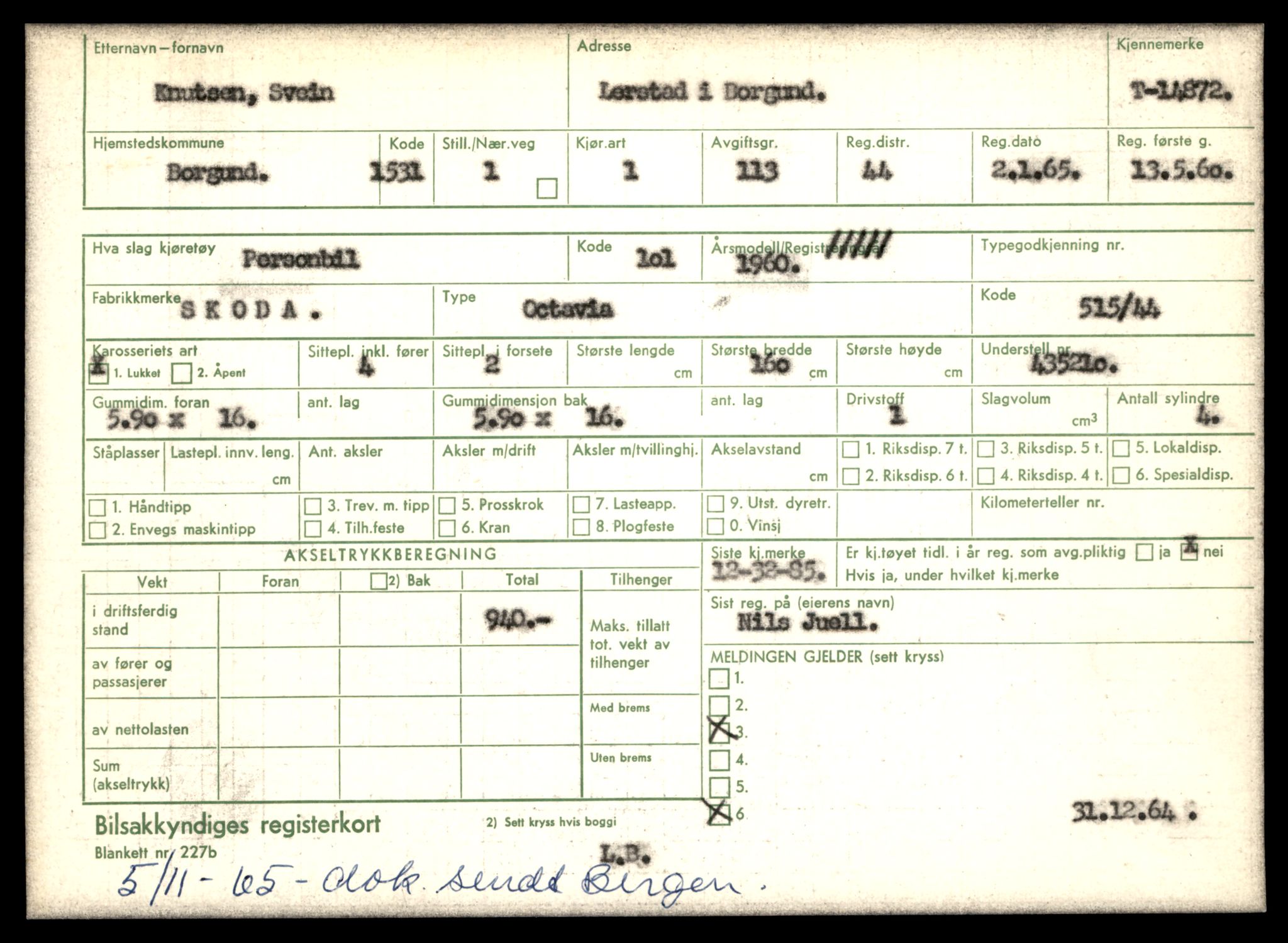 Møre og Romsdal vegkontor - Ålesund trafikkstasjon, AV/SAT-A-4099/F/Fe/L0049: Registreringskort for kjøretøy T 14864 - T 18613, 1927-1998, s. 211