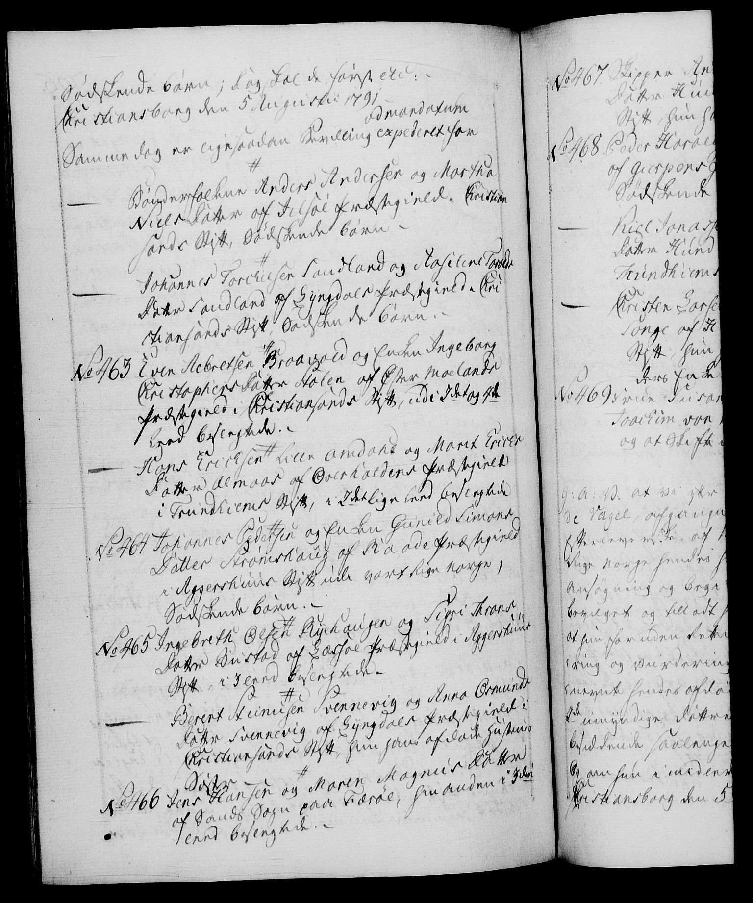 Danske Kanselli 1572-1799, RA/EA-3023/F/Fc/Fca/Fcaa/L0053: Norske registre, 1790-1791, s. 706b
