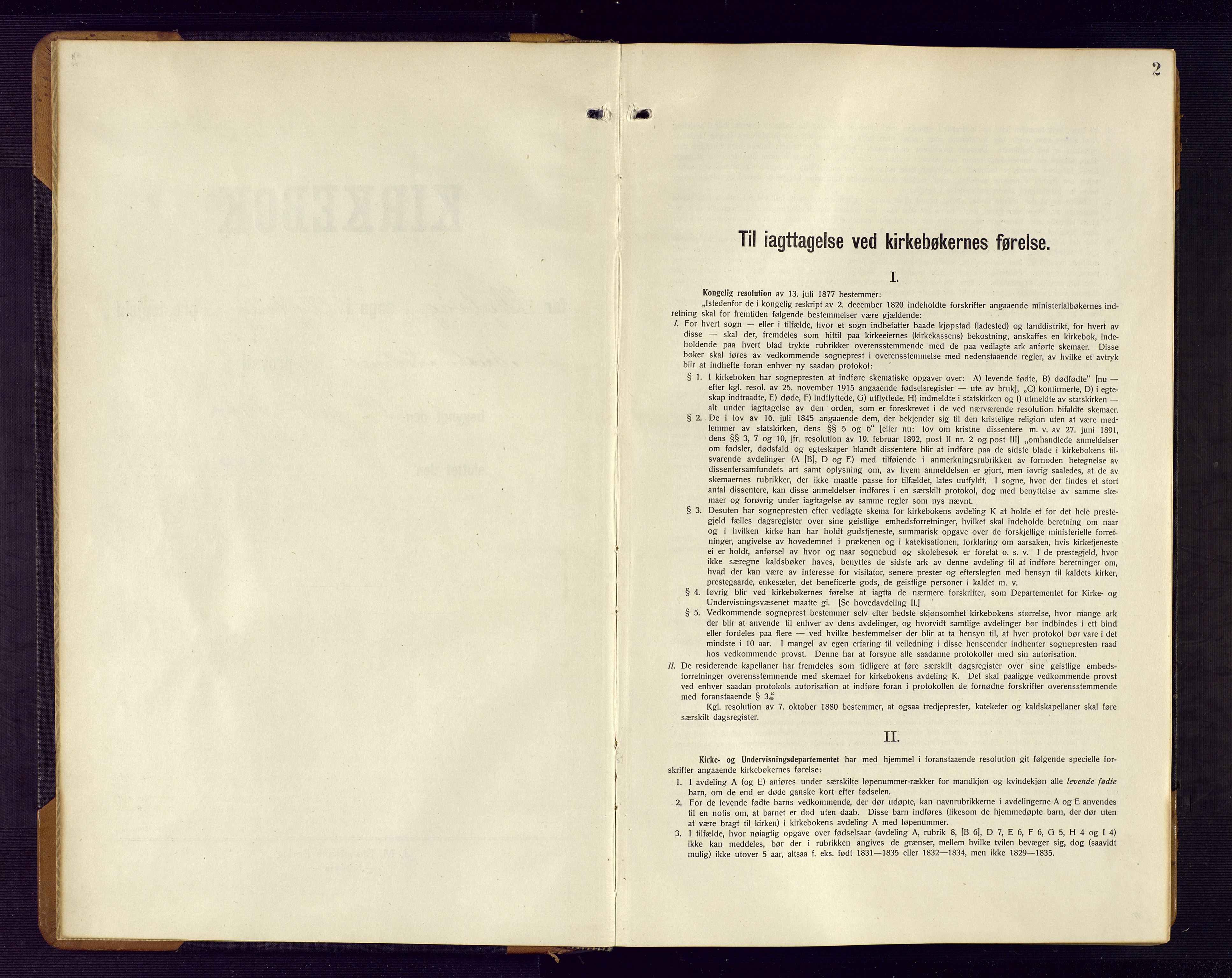 Dypvåg sokneprestkontor, AV/SAK-1111-0007/F/Fb/Fba/L0015: Klokkerbok nr. B 15, 1922-1949, s. 2