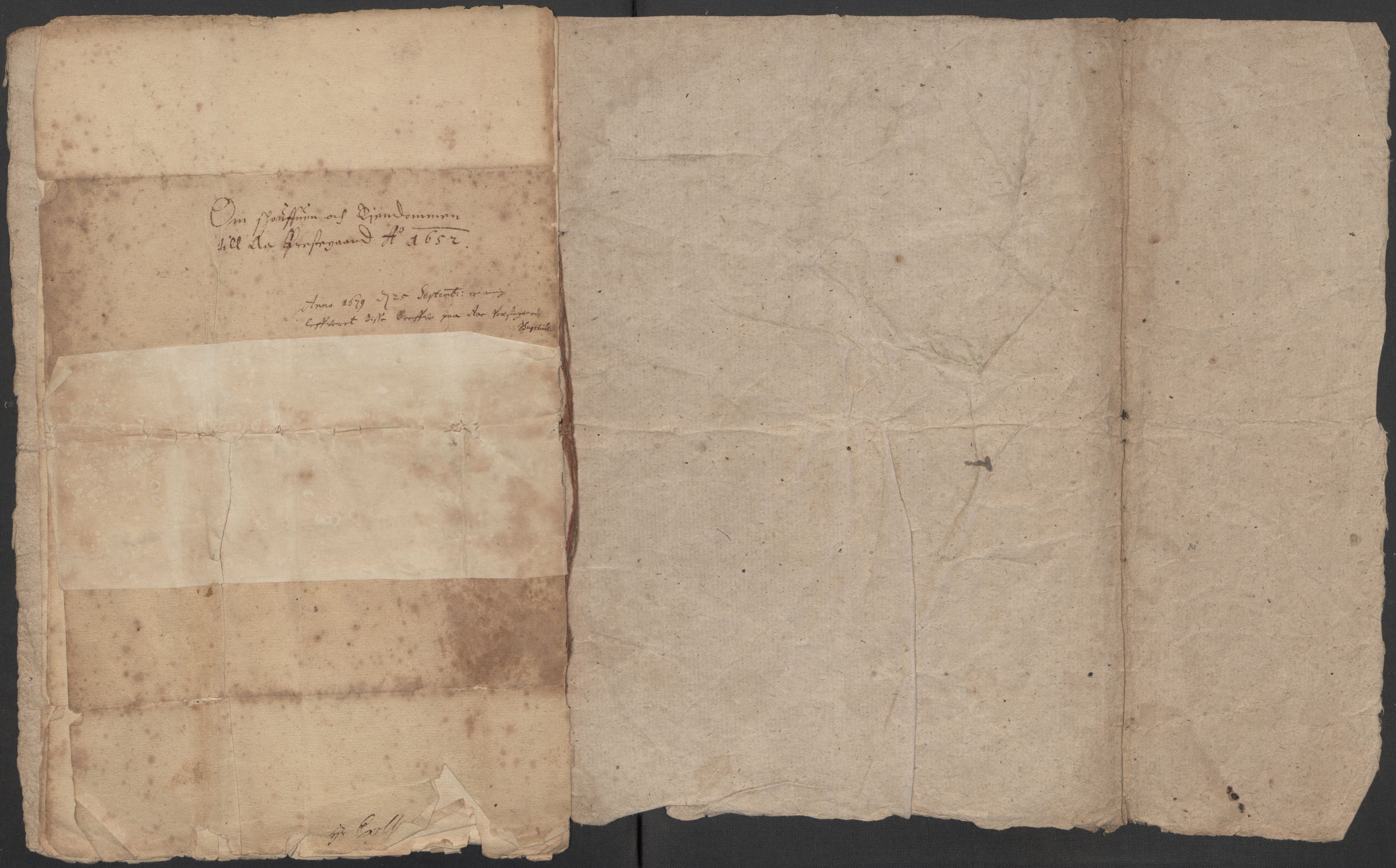 Riksarkivets diplomsamling, AV/RA-EA-5965/F15/L0032: Prestearkiv Vest-Agder, 1652-1741, s. 13