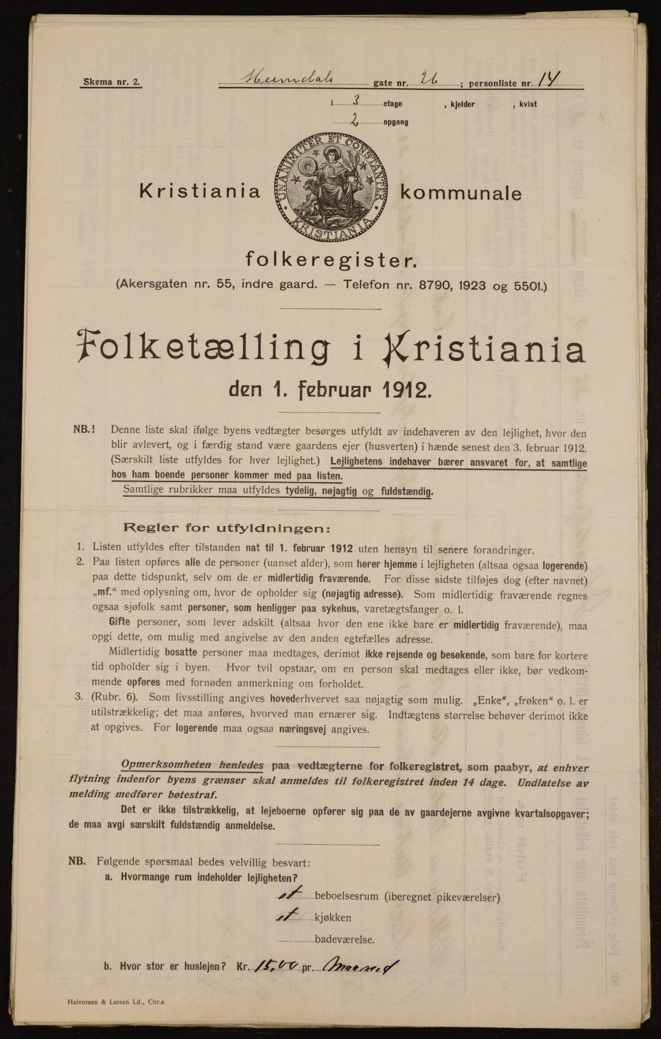 OBA, Kommunal folketelling 1.2.1912 for Kristiania, 1912, s. 37211