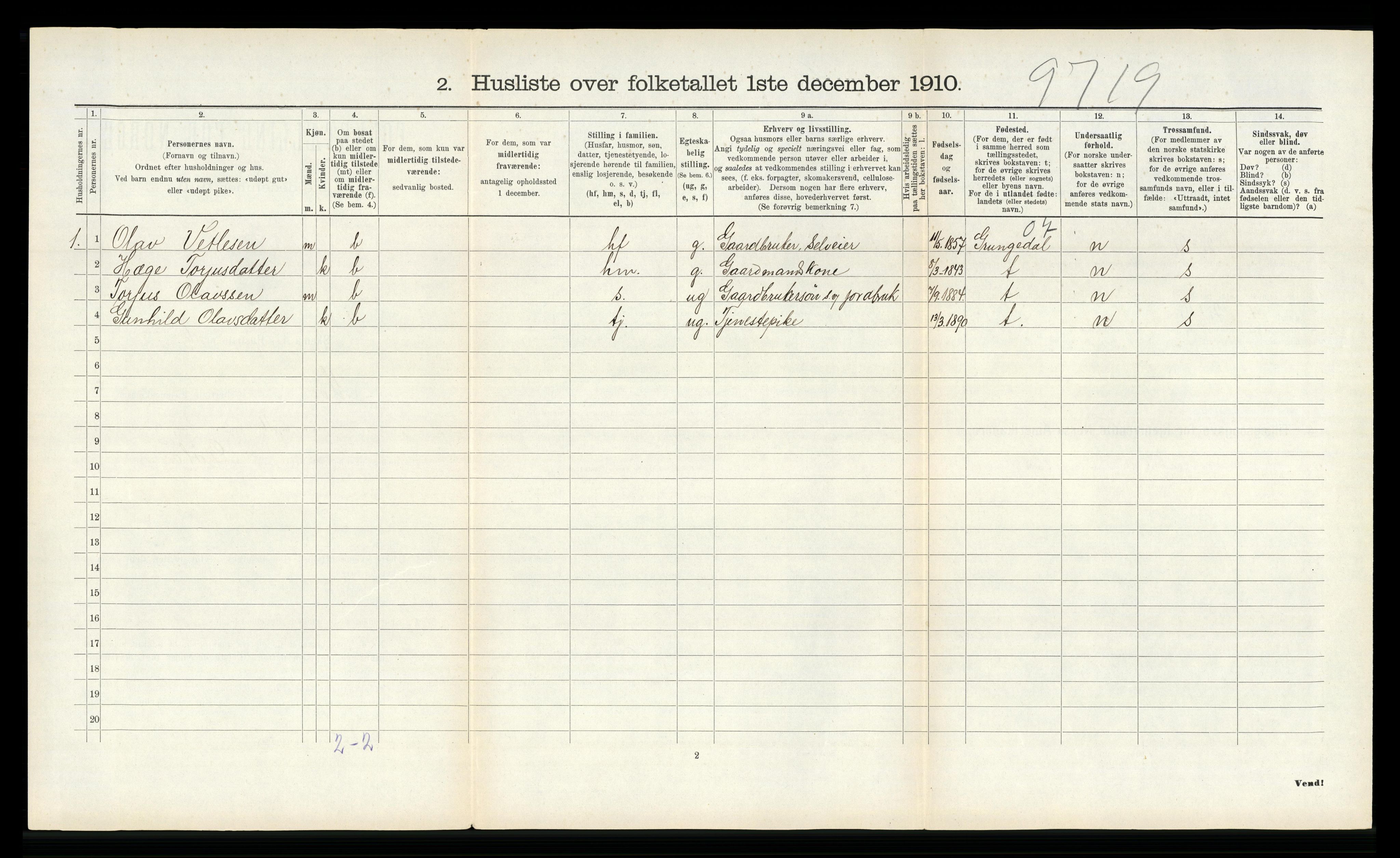 RA, Folketelling 1910 for 0832 Mo herred, 1910, s. 167