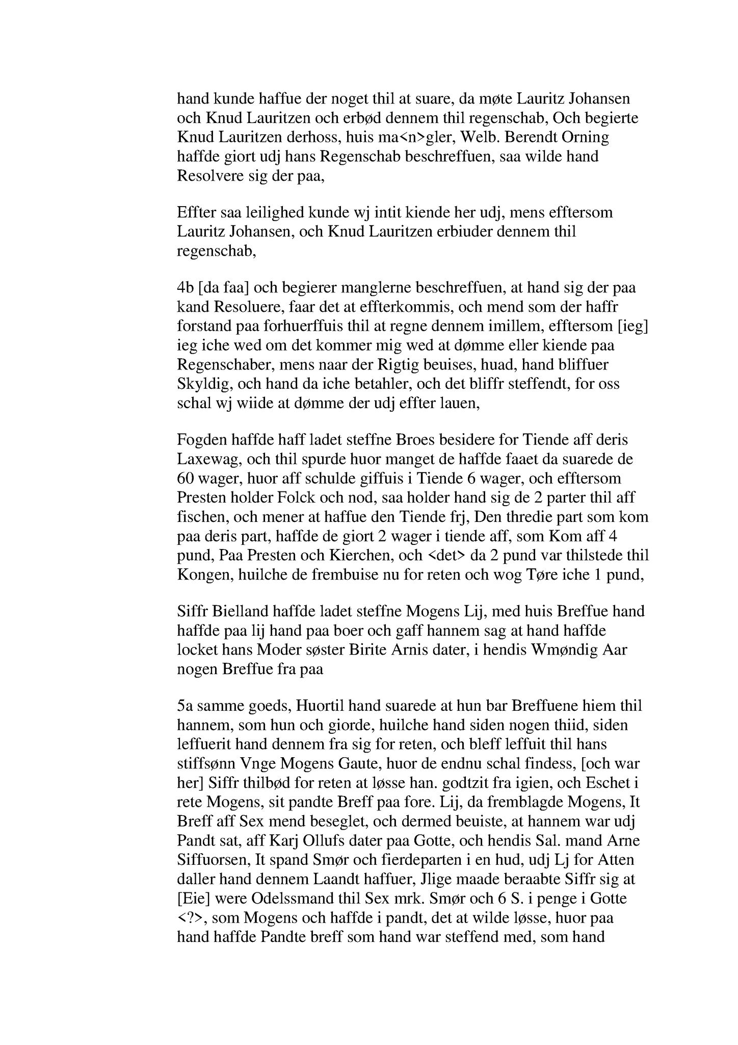 Samling av fulltekstavskrifter, SAB/FULLTEKST/A/12/0001: Sunnhordland sorenskriveri, tingbok nr. A 1, 1648-1649