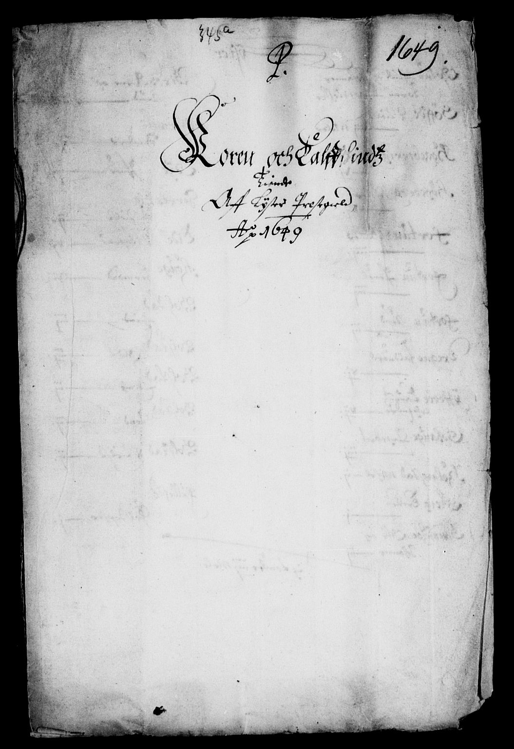 Rentekammeret inntil 1814, Reviderte regnskaper, Lensregnskaper, AV/RA-EA-5023/R/Rb/Rbt/L0114: Bergenhus len, 1649-1650