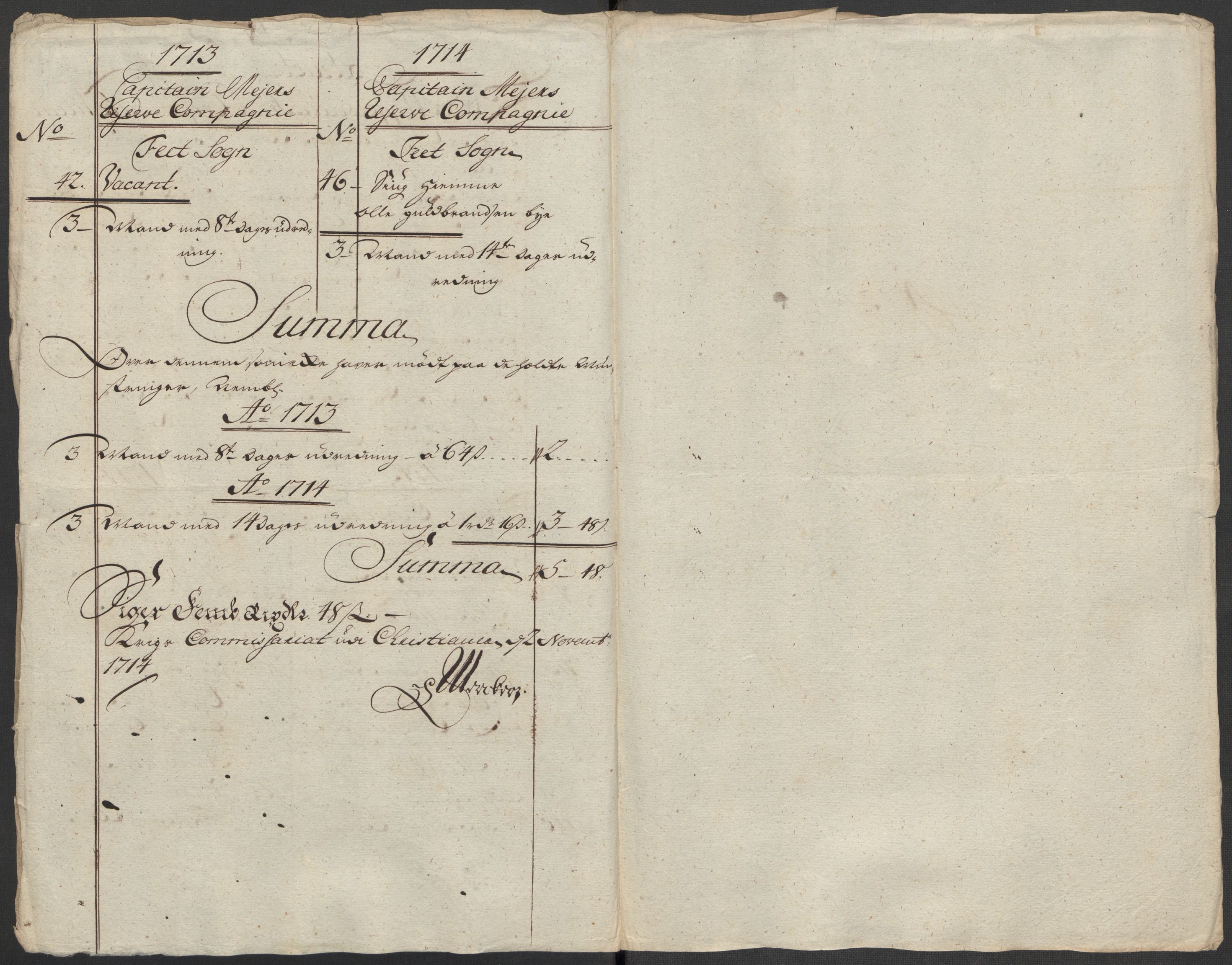 Rentekammeret inntil 1814, Reviderte regnskaper, Fogderegnskap, RA/EA-4092/R11/L0596: Fogderegnskap Nedre Romerike, 1714, s. 111