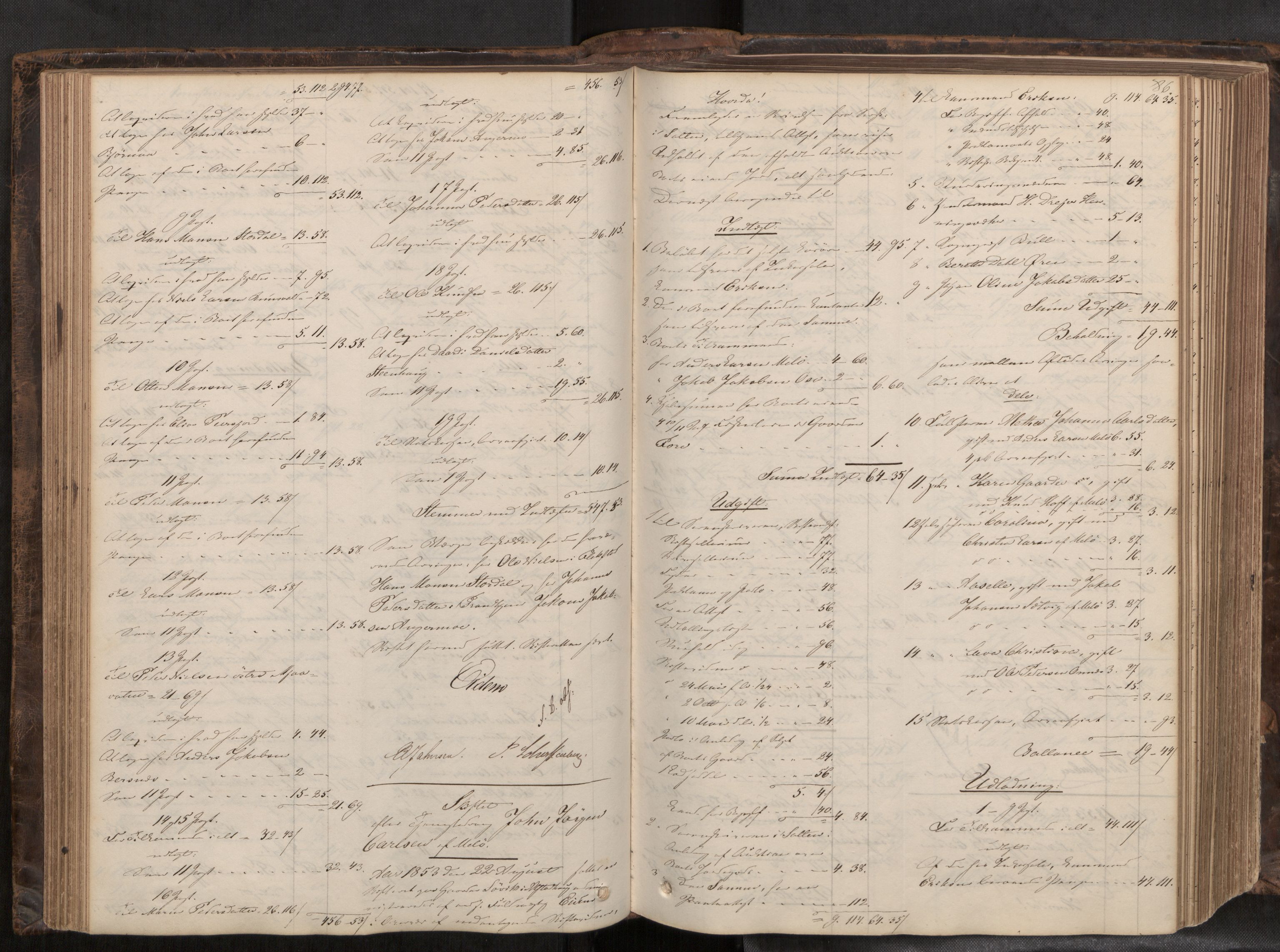 Helgeland sorenskriveri, AV/SAT-A-0004/3/3A/L0107: Skifteprotokoll 52, 1851-1859, s. 86