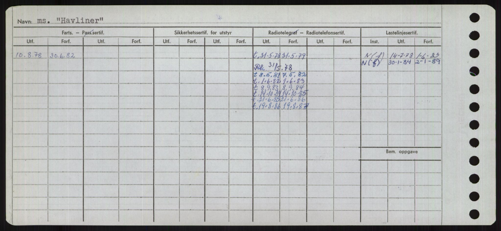 Sjøfartsdirektoratet med forløpere, Skipsmålingen, RA/S-1627/H/Ha/L0002/0002: Fartøy, Eik-Hill / Fartøy, G-Hill, s. 658