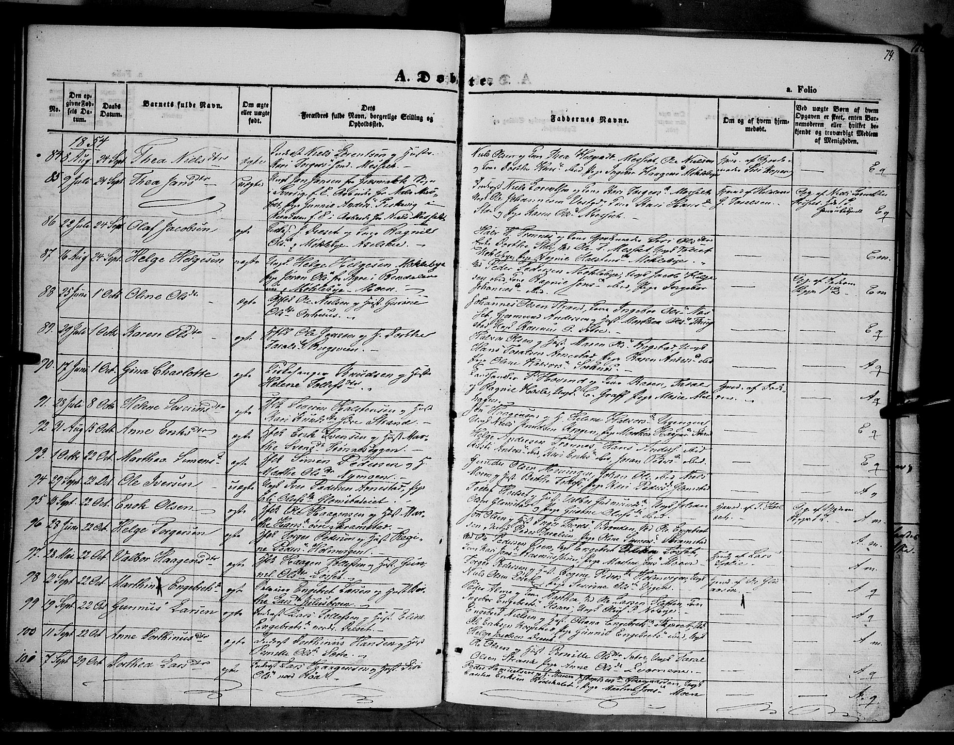 Åmot prestekontor, Hedmark, AV/SAH-PREST-056/H/Ha/Haa/L0006: Ministerialbok nr. 6, 1842-1861, s. 74