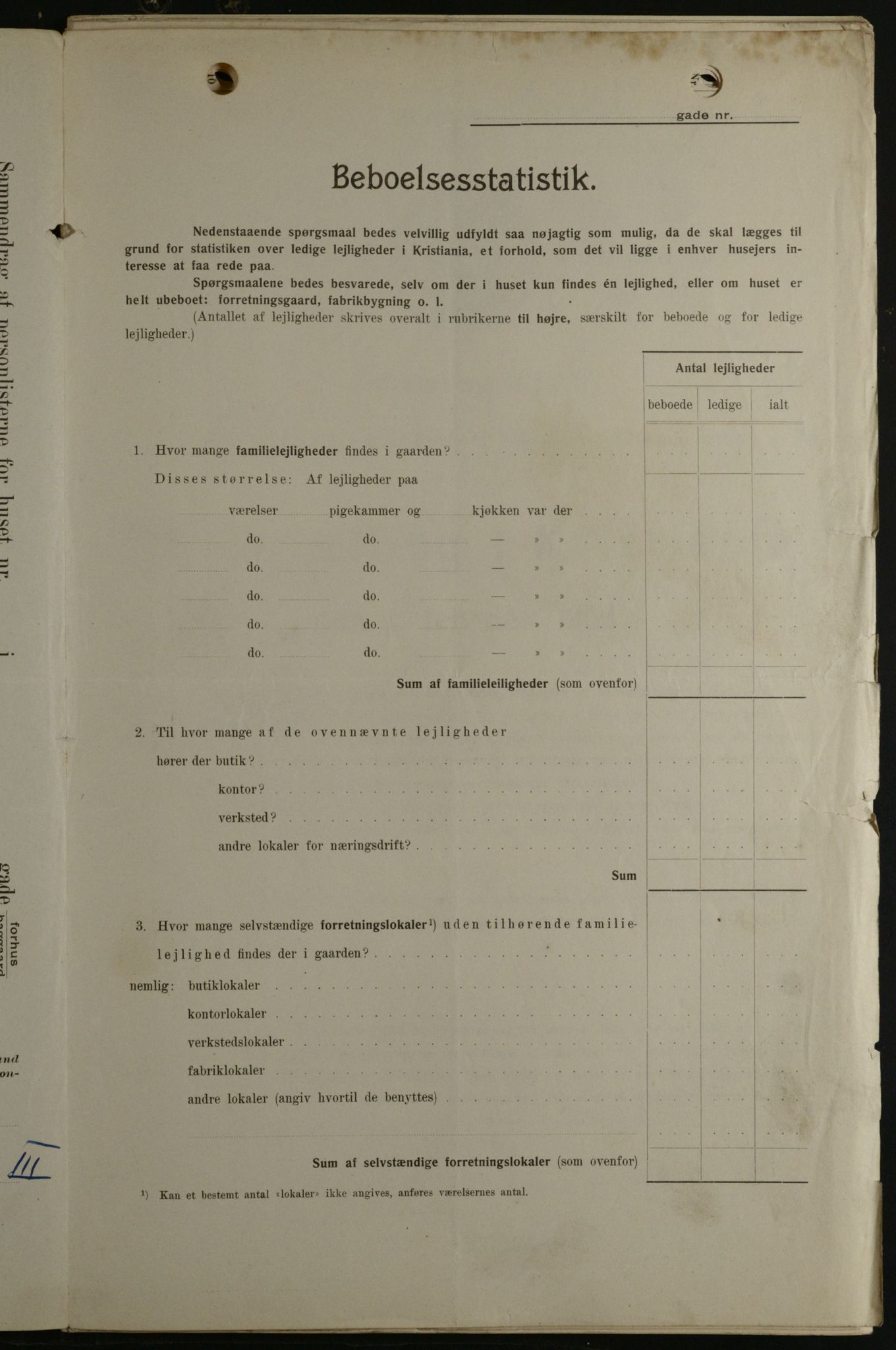 OBA, Kommunal folketelling 1.2.1908 for Kristiania kjøpstad, 1908, s. 76193