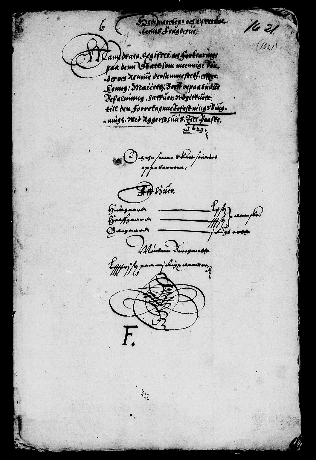 Rentekammeret inntil 1814, Reviderte regnskaper, Lensregnskaper, AV/RA-EA-5023/R/Rb/Rba/L0060: Akershus len, 1621-1623