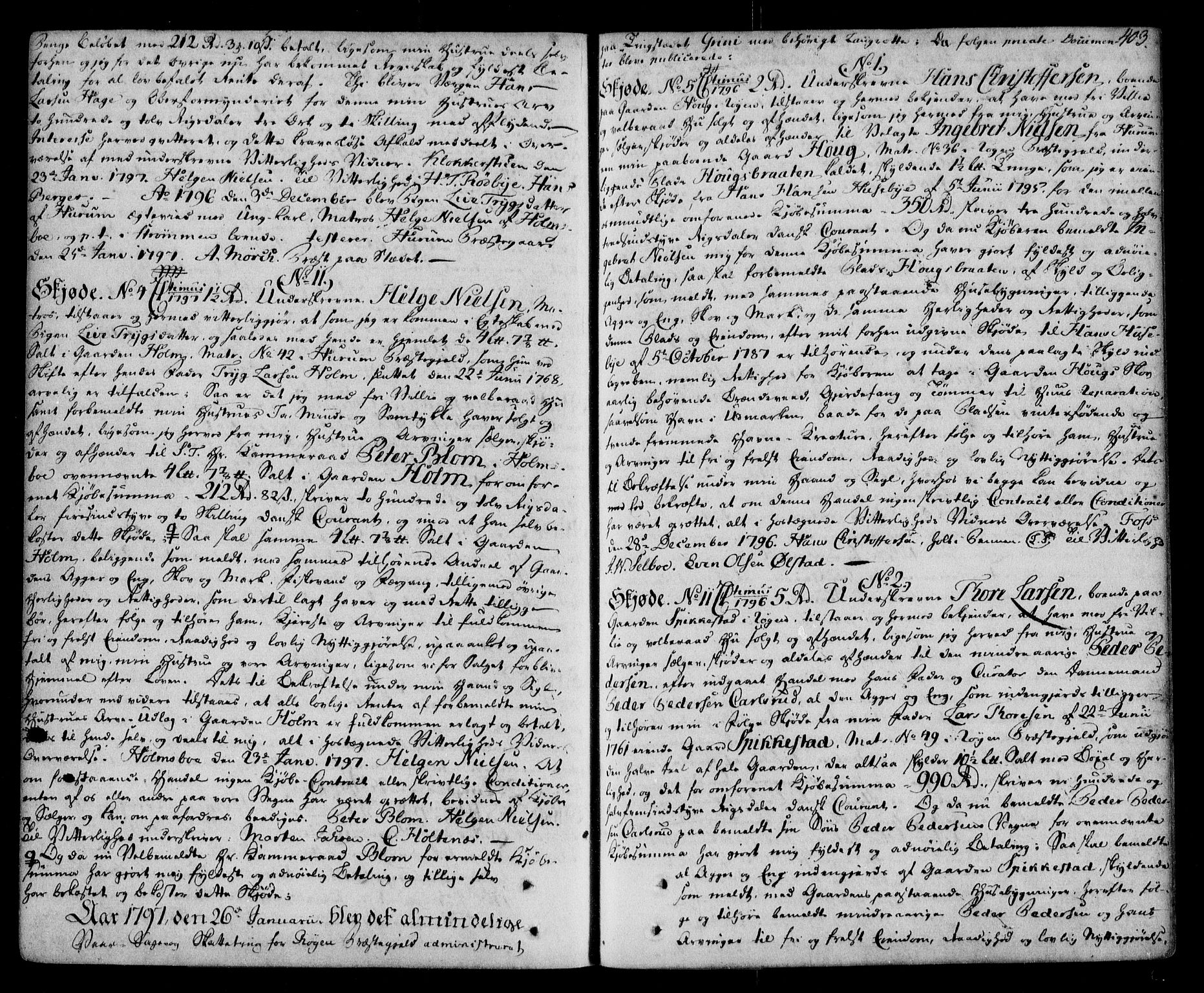 Lier, Røyken og Hurum sorenskriveri, AV/SAKO-A-89/G/Ga/Gaa/L0005: Pantebok nr. V, 1788-1801, s. 403