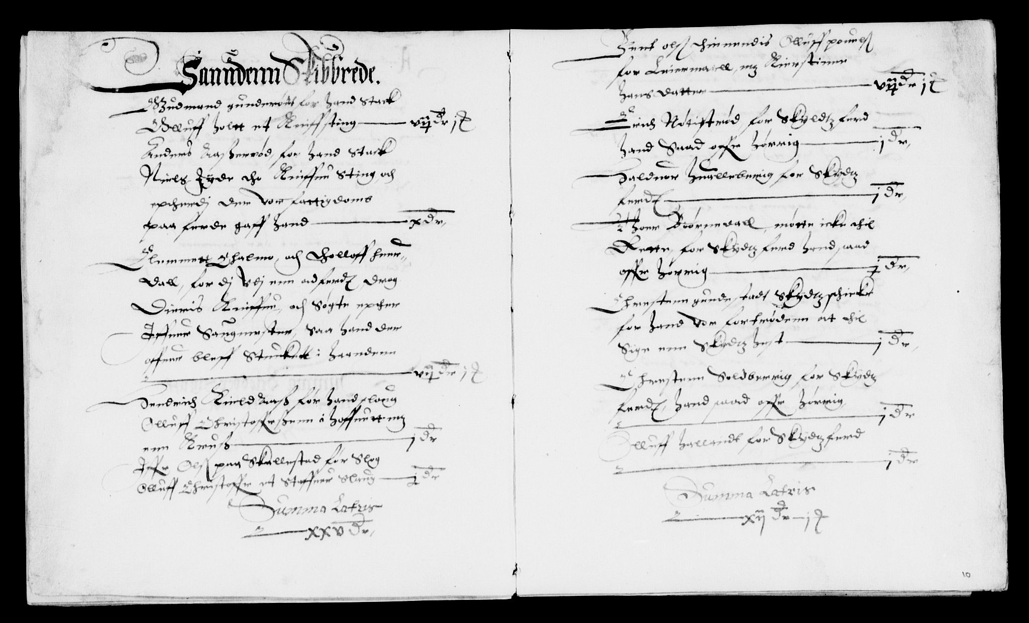 Rentekammeret inntil 1814, Reviderte regnskaper, Lensregnskaper, AV/RA-EA-5023/R/Rb/Rbo/L0001: Tønsberg len, 1584-1612