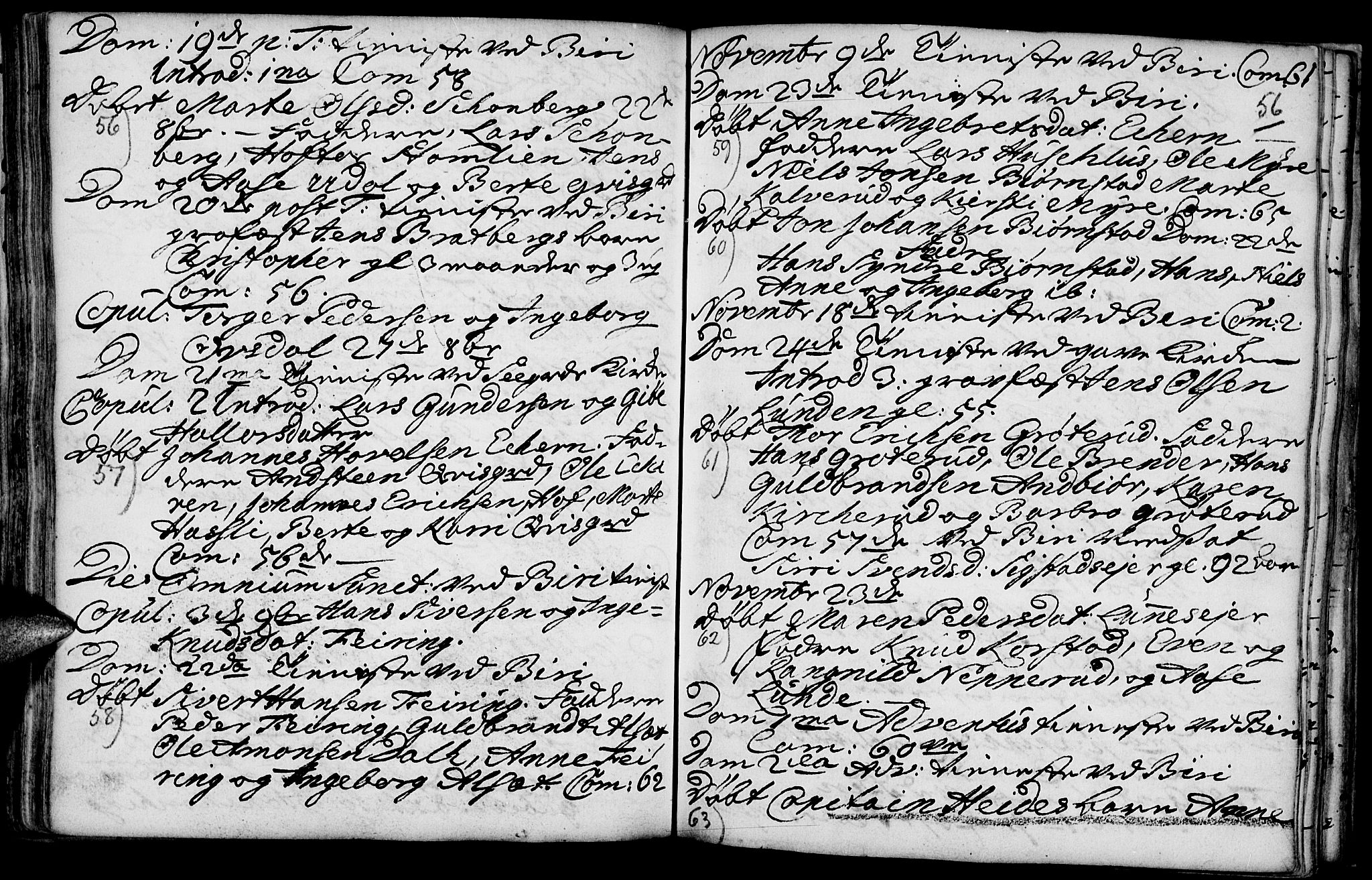 Biri prestekontor, AV/SAH-PREST-096/H/Ha/Haa/L0001: Ministerialbok nr. 1, 1730-1754, s. 56