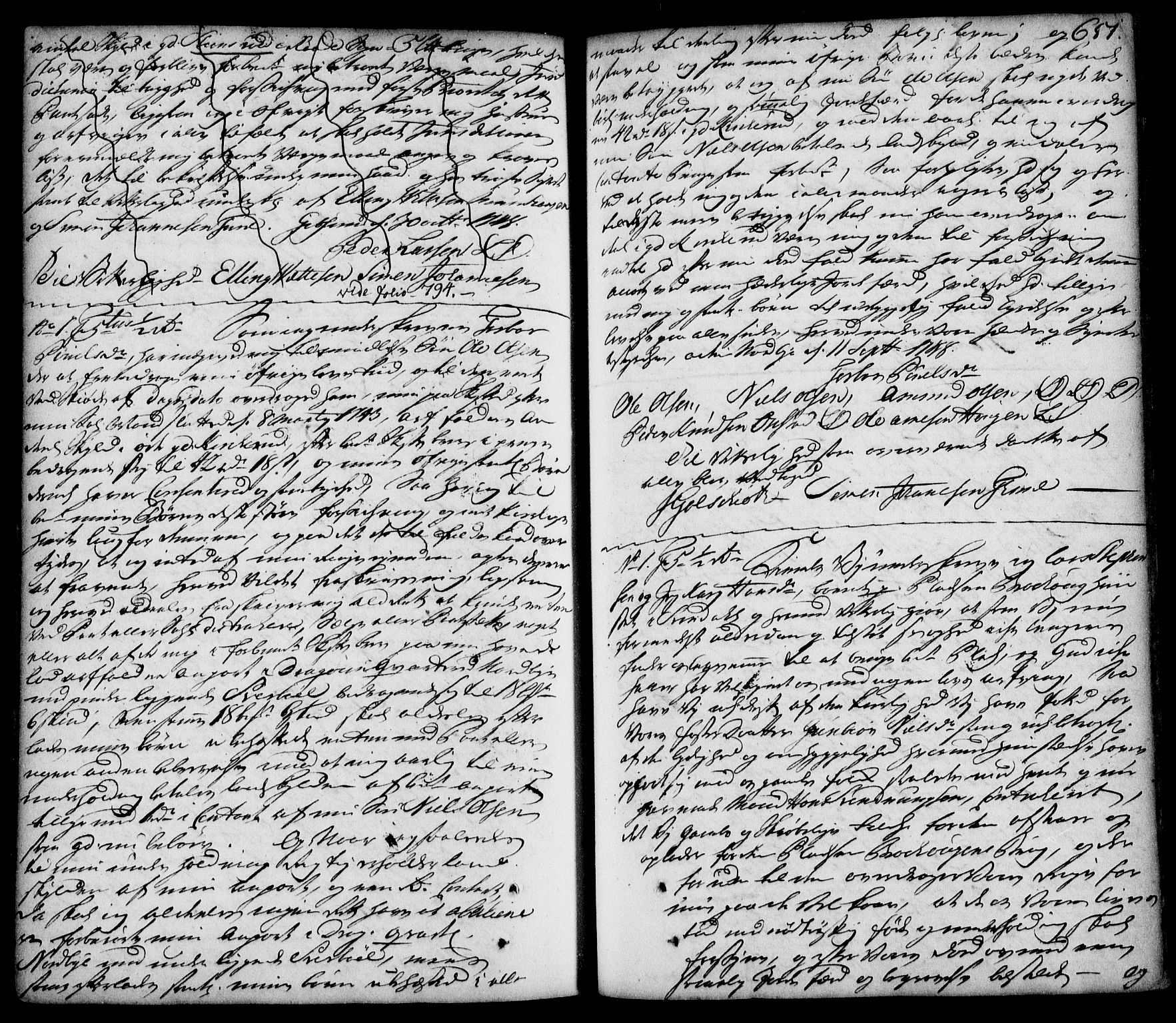 Moss sorenskriveri, SAO/A-10168: Pantebok nr. 1, 1719-1754, s. 651