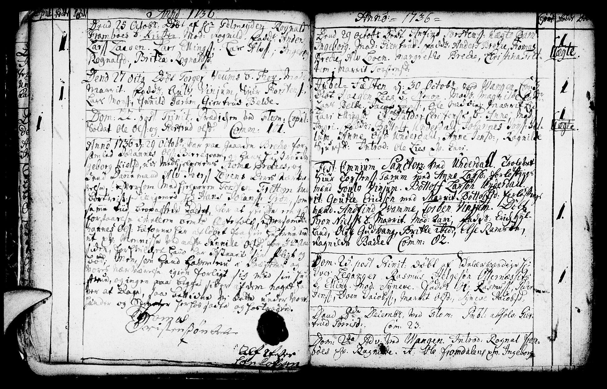 Aurland sokneprestembete, SAB/A-99937/H/Ha/Haa/L0003: Ministerialbok nr. A 3, 1735-1761, s. 11