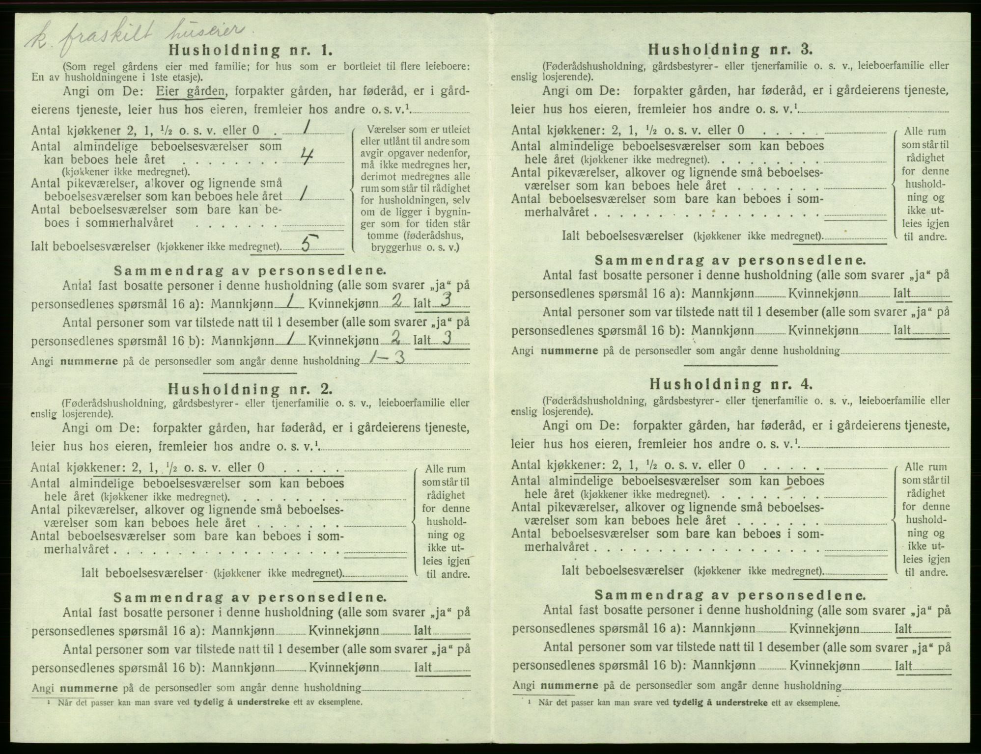 SAB, Folketelling 1920 for 1249 Fana herred, 1920, s. 1645