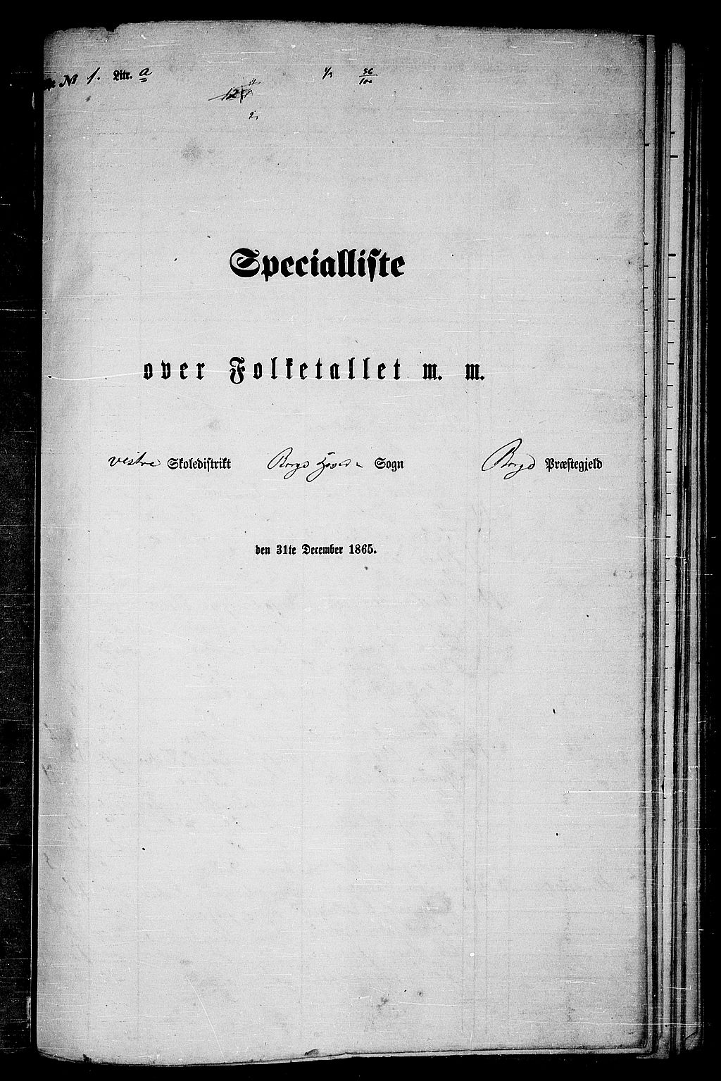 RA, Folketelling 1865 for 1862P Borge prestegjeld, 1865, s. 6