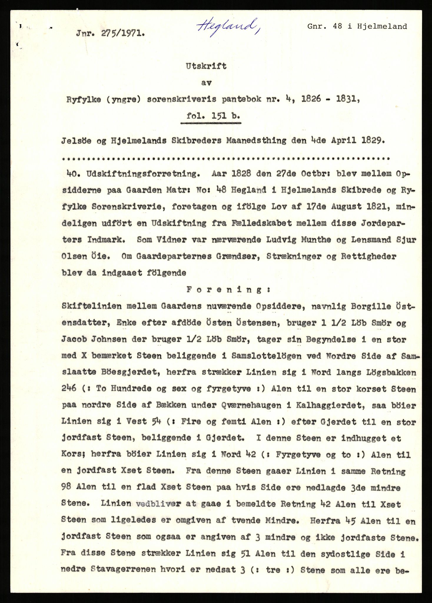 Statsarkivet i Stavanger, SAST/A-101971/03/Y/Yj/L0033: Avskrifter sortert etter gårdsnavn: Hausland - Helgeland i Avaldsnes, 1750-1930, s. 362