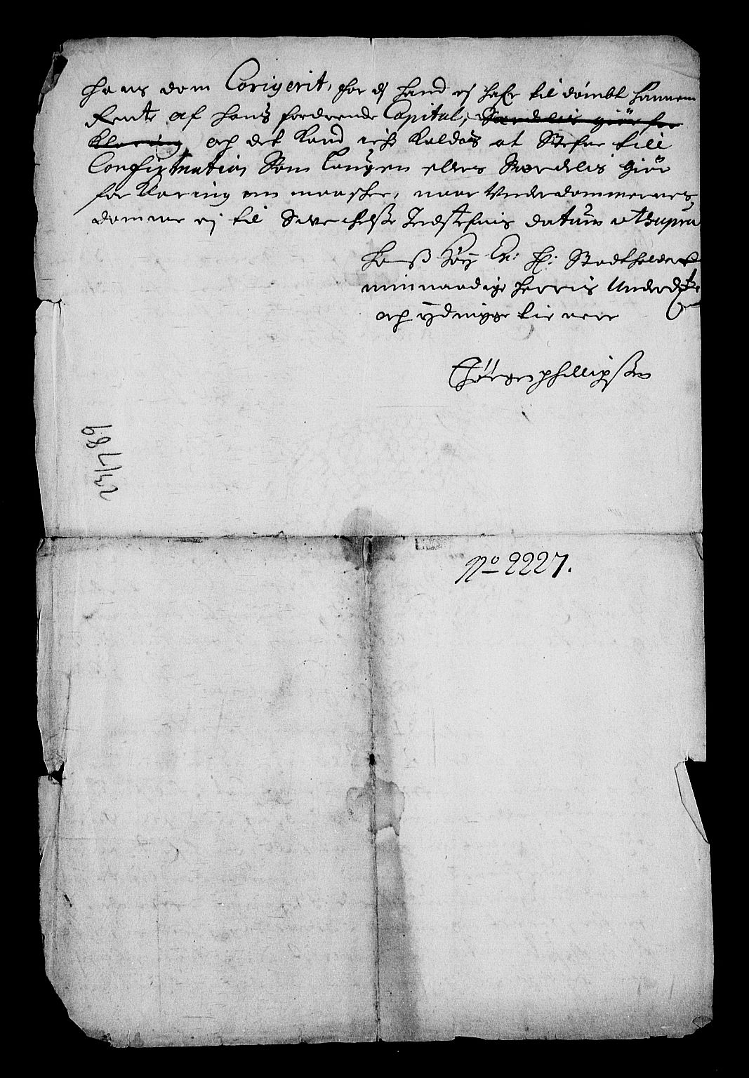 Stattholderembetet 1572-1771, RA/EA-2870/Af/L0003: Avskrifter av vedlegg til originale supplikker, nummerert i samsvar med supplikkbøkene, 1689-1691, s. 3